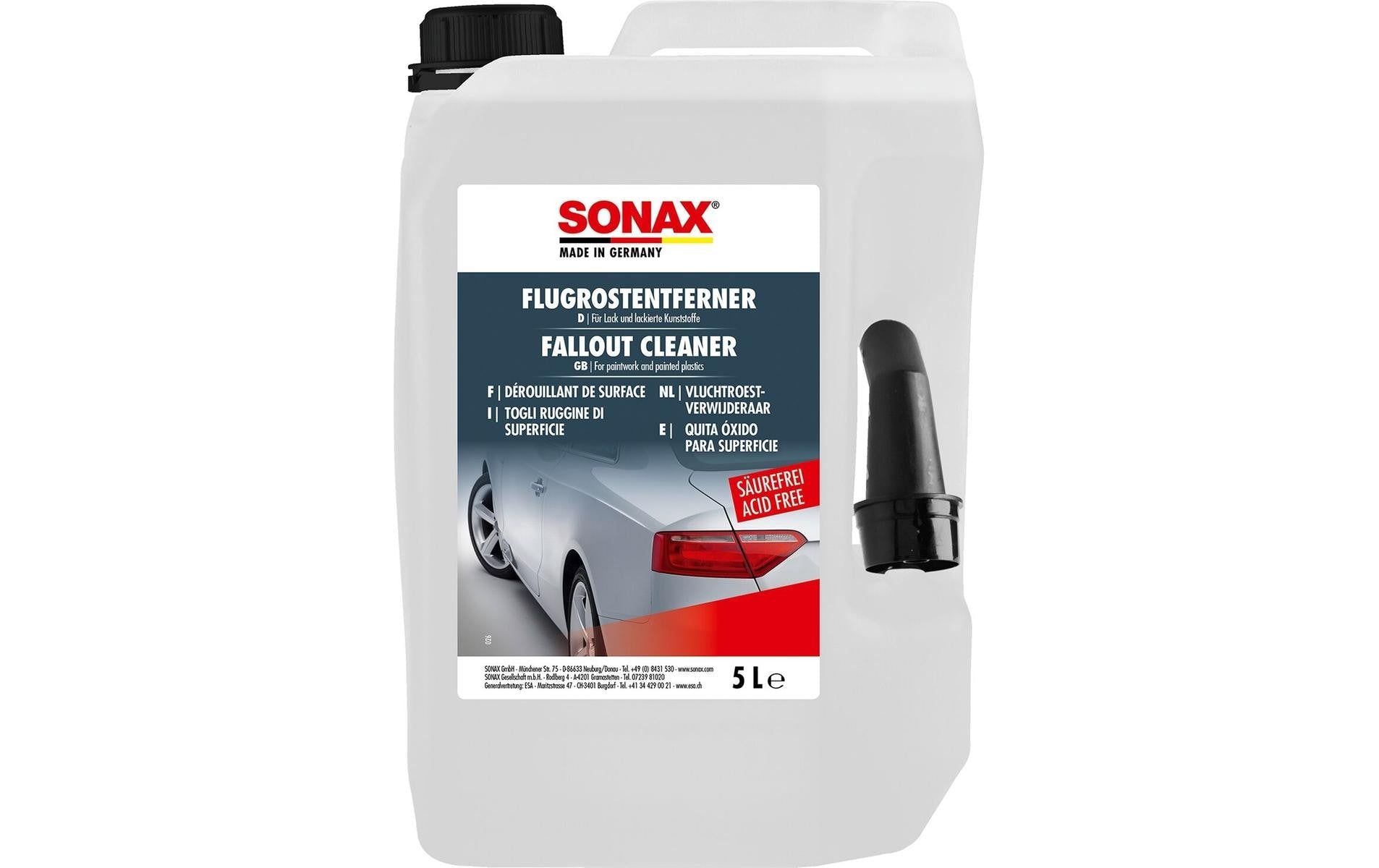 Sonax Flugrostentferner – 5 l – 1 Stk. – säurefrei