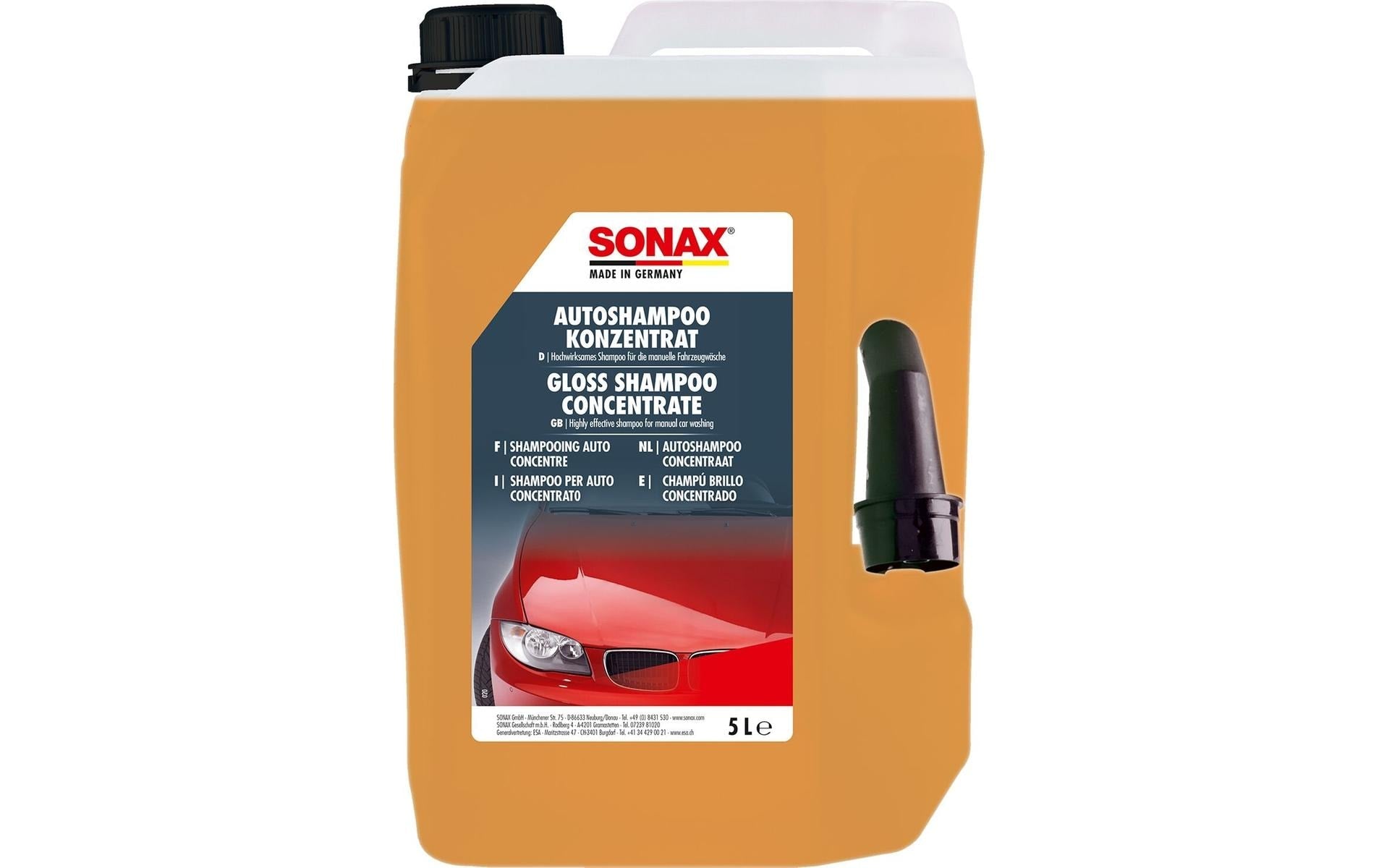 Sonax Shampoo Konzentrat – für Lack – 5 l