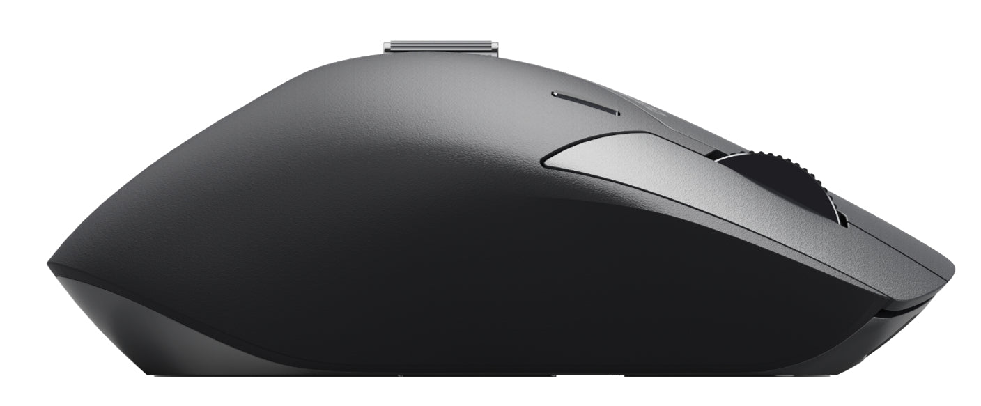 Rapoo MT760M – Gaming-Maus – Kabellos (Bluetooth/2,4 GHz), 4000 DPI, Rechts, Schwarz/Grau