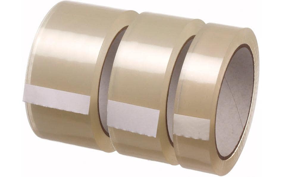 Permafix Verpackungsklebeband, PP, Transparent, Geräuscharm, Acrylat – 50 mm × 66 m