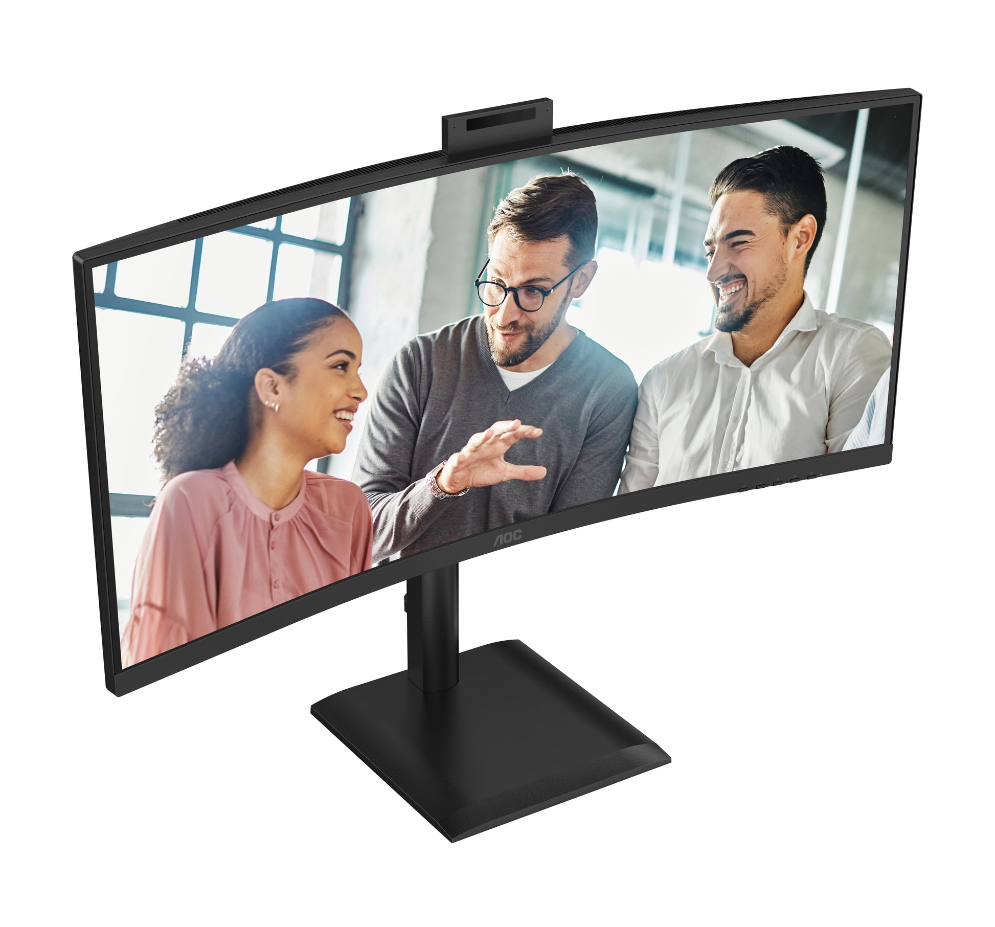 AOC CU34E4CW – Monitor, 34", 3440 × 1440 (UWQHD), VA, 120 Hz, 300 cd/m²