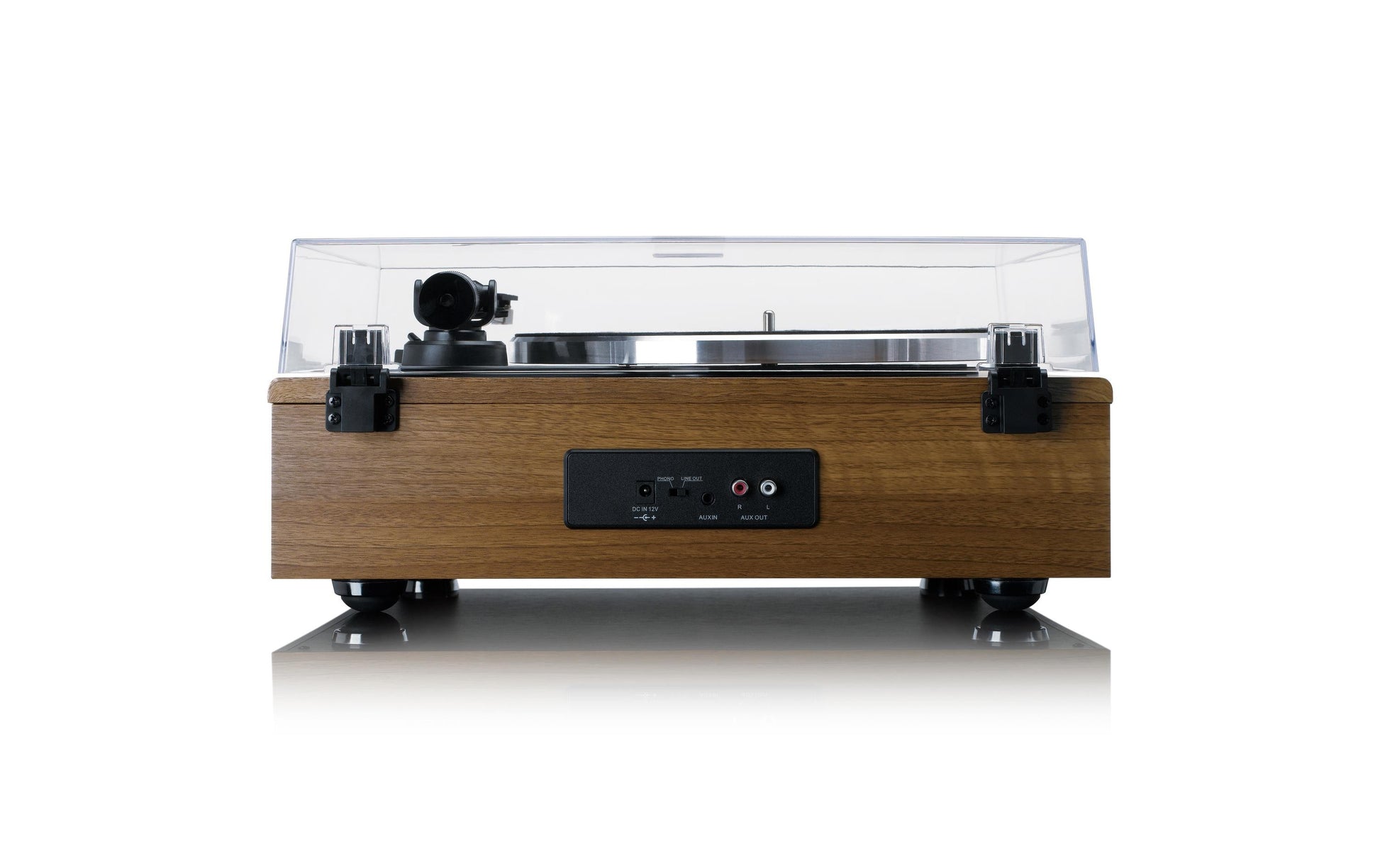 Lenco LS-410WA – Plattenspieler – Stationär – Riemenantrieb, 33⅓ U/min, Phono-Vorverstärker – Schwarz
