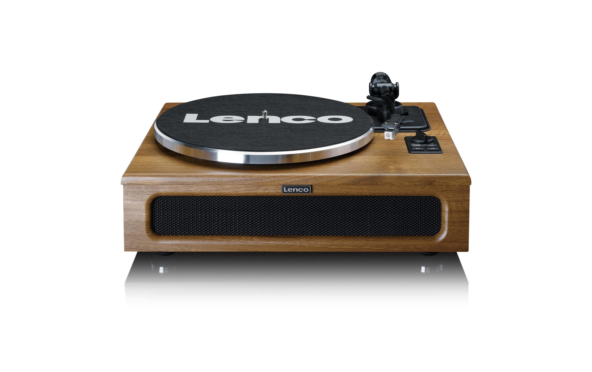Lenco LS-410WA – Plattenspieler – Stationär – Riemenantrieb, 33⅓ U/min, Phono-Vorverstärker – Schwarz