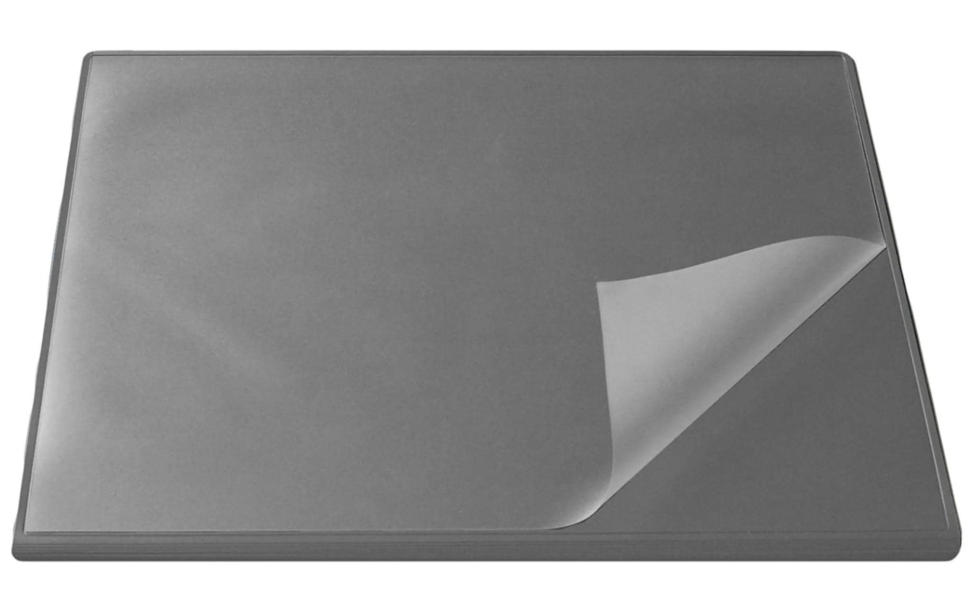 Laufer Läufer – Schreibtischunterlage DURELLA Flexoplan DS – 520×650 mm, Schaum, Folie, Grau, rutschfest