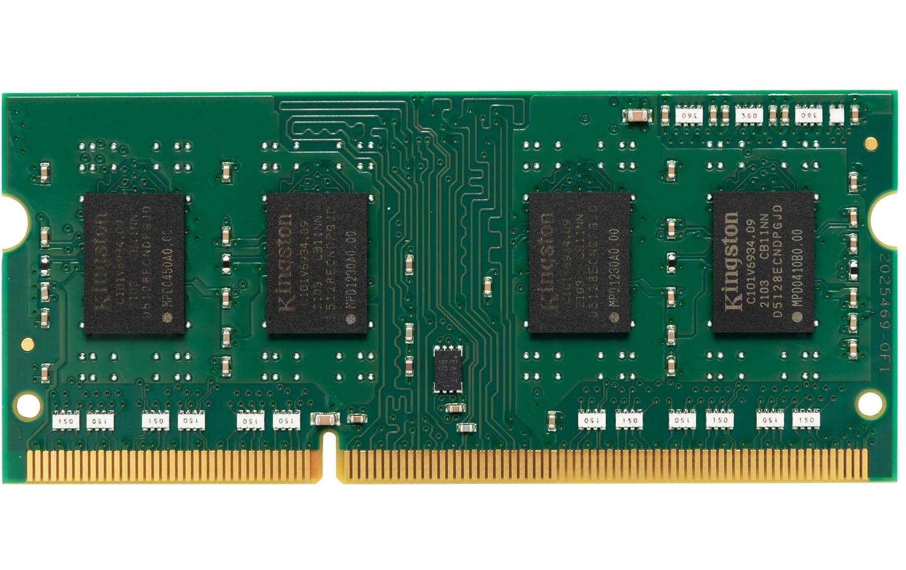 Kingston Technology Kingston ValueRAM – 4 GB DDR3-1600 SO-DIMM (204-polig), CL11, Ungepuffert, Non-ECC