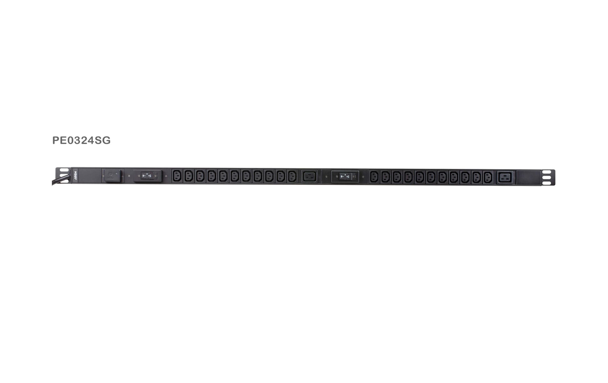 ATEN PE0324SG – Rack-PDU Basic, 22× IEC C13 + 2× IEC C19, 32 A, IEC 60309 Stecker, 0U vertikal, 7,7 kW