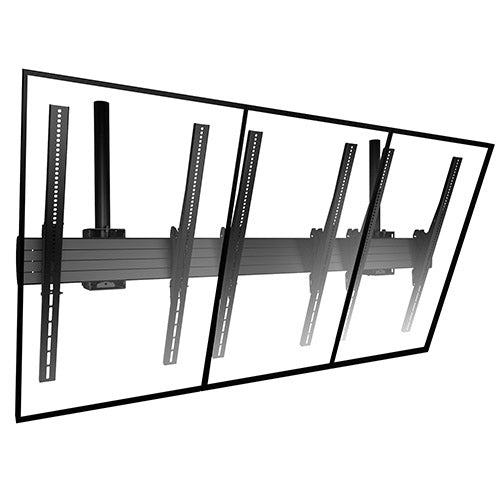 Chief Deckenhalterung – 40–55" – bis 170,1 kg, neigbar, für 3 Displays – LCM3X1UP