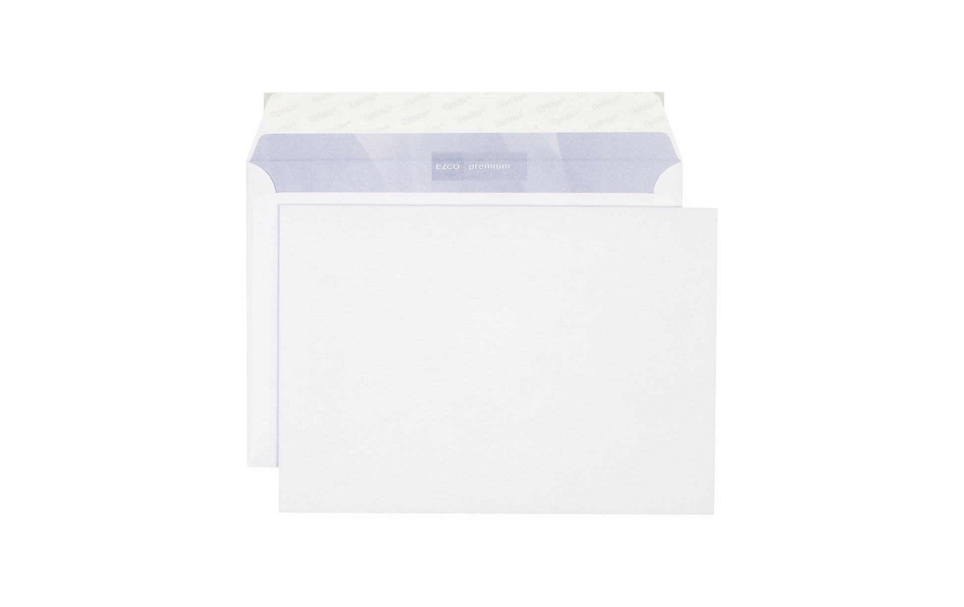 Elco Couvert C5 (229 × 162 mm), ohne Fenster, haftklebend (Optifix), hochweiss, 120 g/m², Papier – 500 Stk.