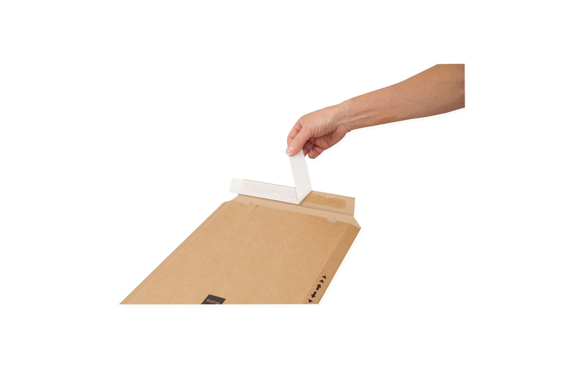 Elco Pac-it SAFE 7 Karton-Versandtasche – 352 × 516 mm, variable Höhe, selbstklebend, Karton, braun – 25 Stk.