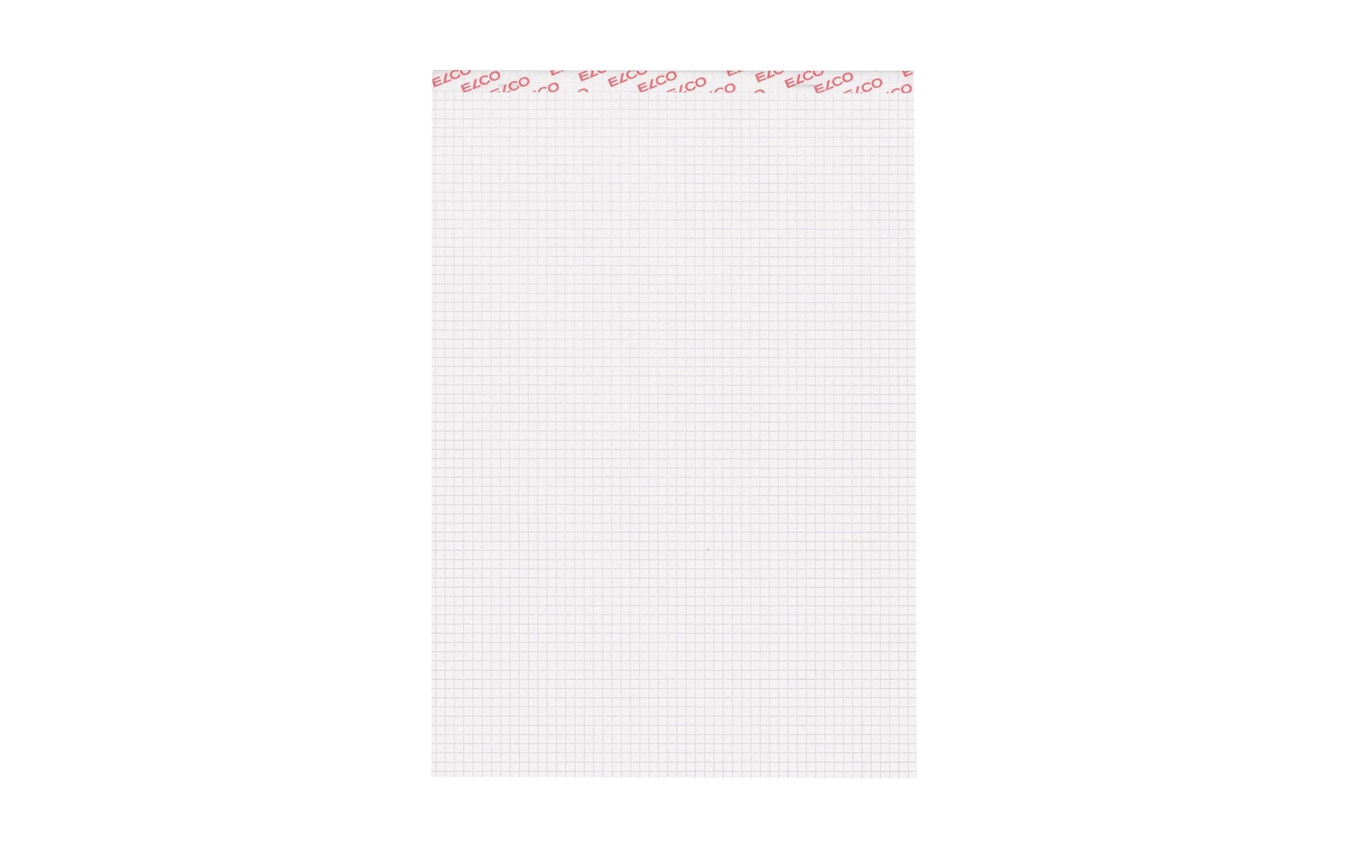 Elco Notizblock – A4 – kariert 4 mm – 80 Blatt – 100 g/m² – perforiert, weiss, FSC, 5 Stück