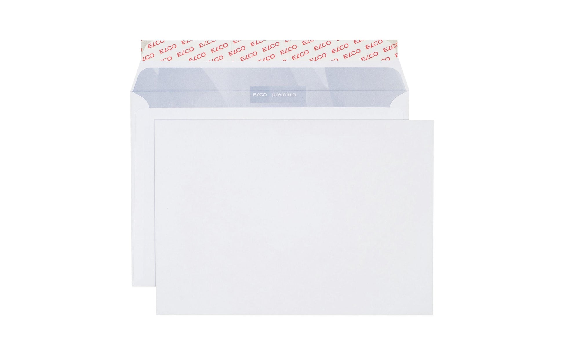 Elco Couvert B5, ohne Fenster, selbstklebend, hochweiss, 100 g/m², mit Innendruck – 10 Stk.