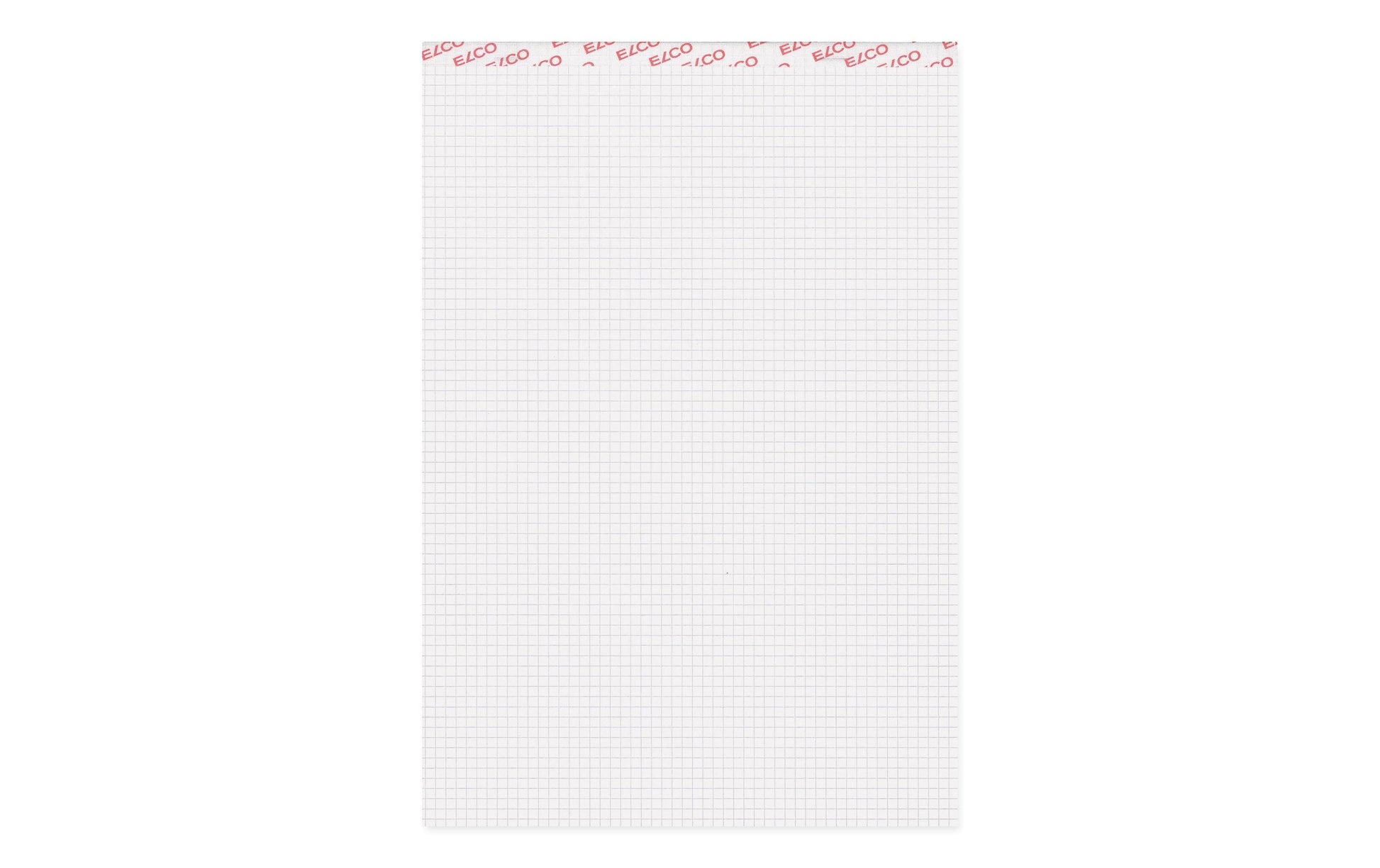 Elco Notizblock – A4 – kariert 4 mm – 100 Blatt – 80 g/m² – weiss, FSC, 10 Stück