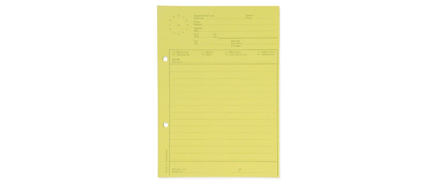 Elco Telefonblock – A5 – 80 Blatt, liniert, 5 Stück