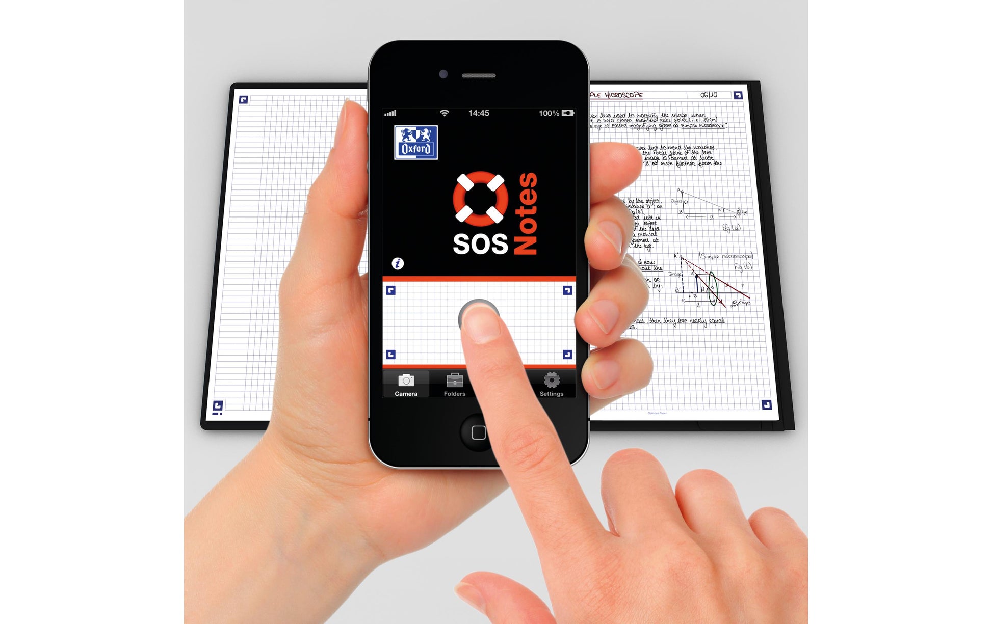 Elba Collegeblock, 80 Blatt, 4-fach gelocht, mikroperforiert, 90 g/m² – sortiert, für SCRIBZEE App