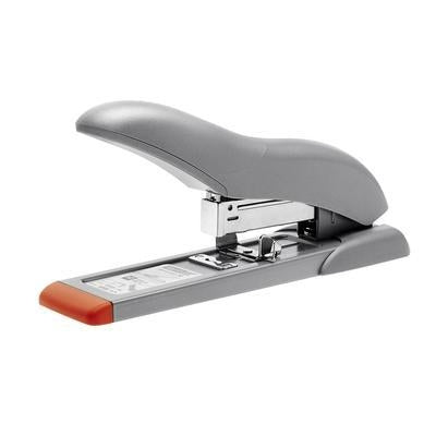 Rapid Fashion HD70 Blockheftgerät – 70 Blatt, für 23/8–23/10, 9/8–9/10, Ausladung 53 mm, silber