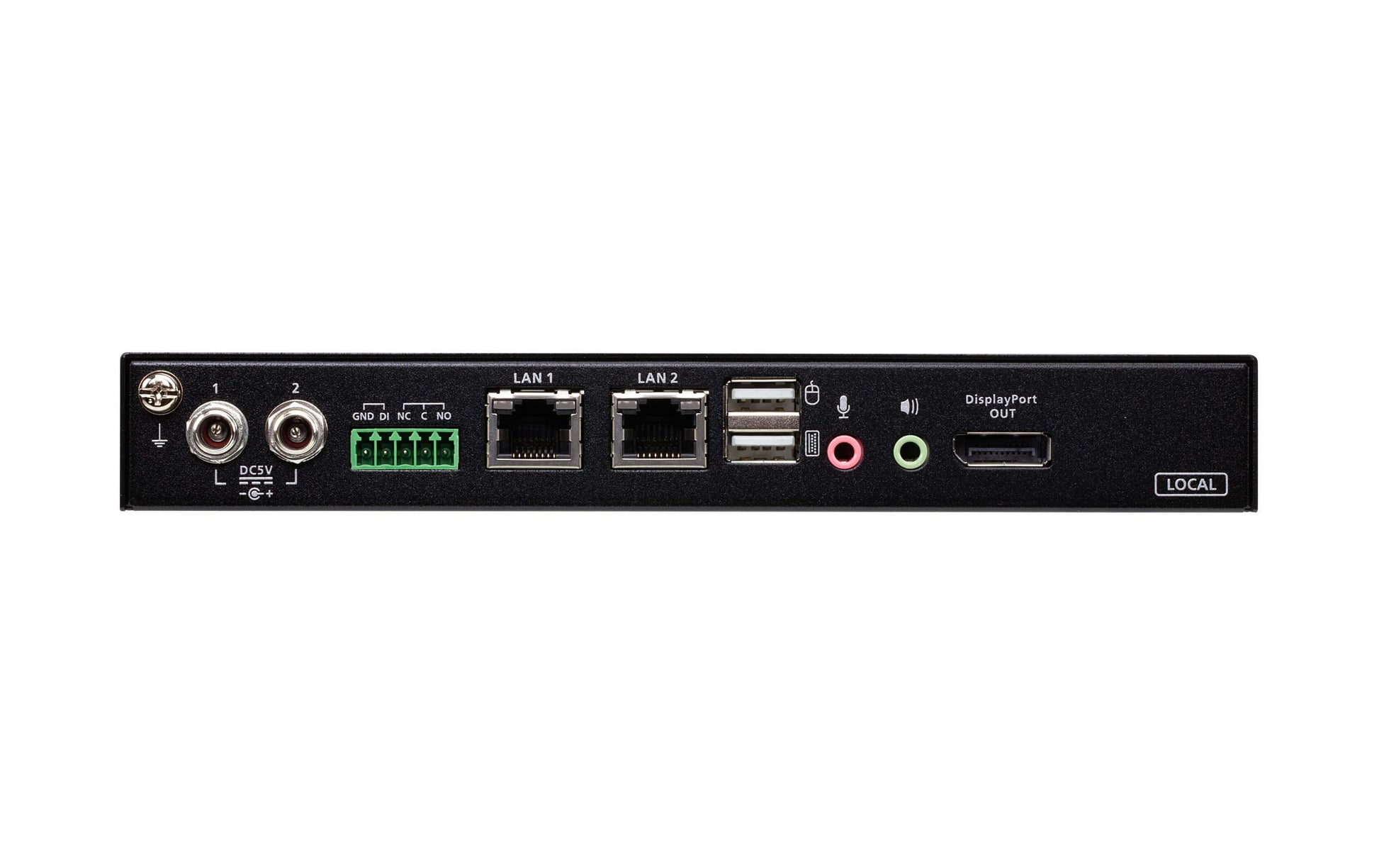 ATEN CN9950 – KVM-Switch, DisplayPort/USB 2.0/RJ-45/3,5 mm Audio, 4K DCI (4096 × 2160), KVM über IP