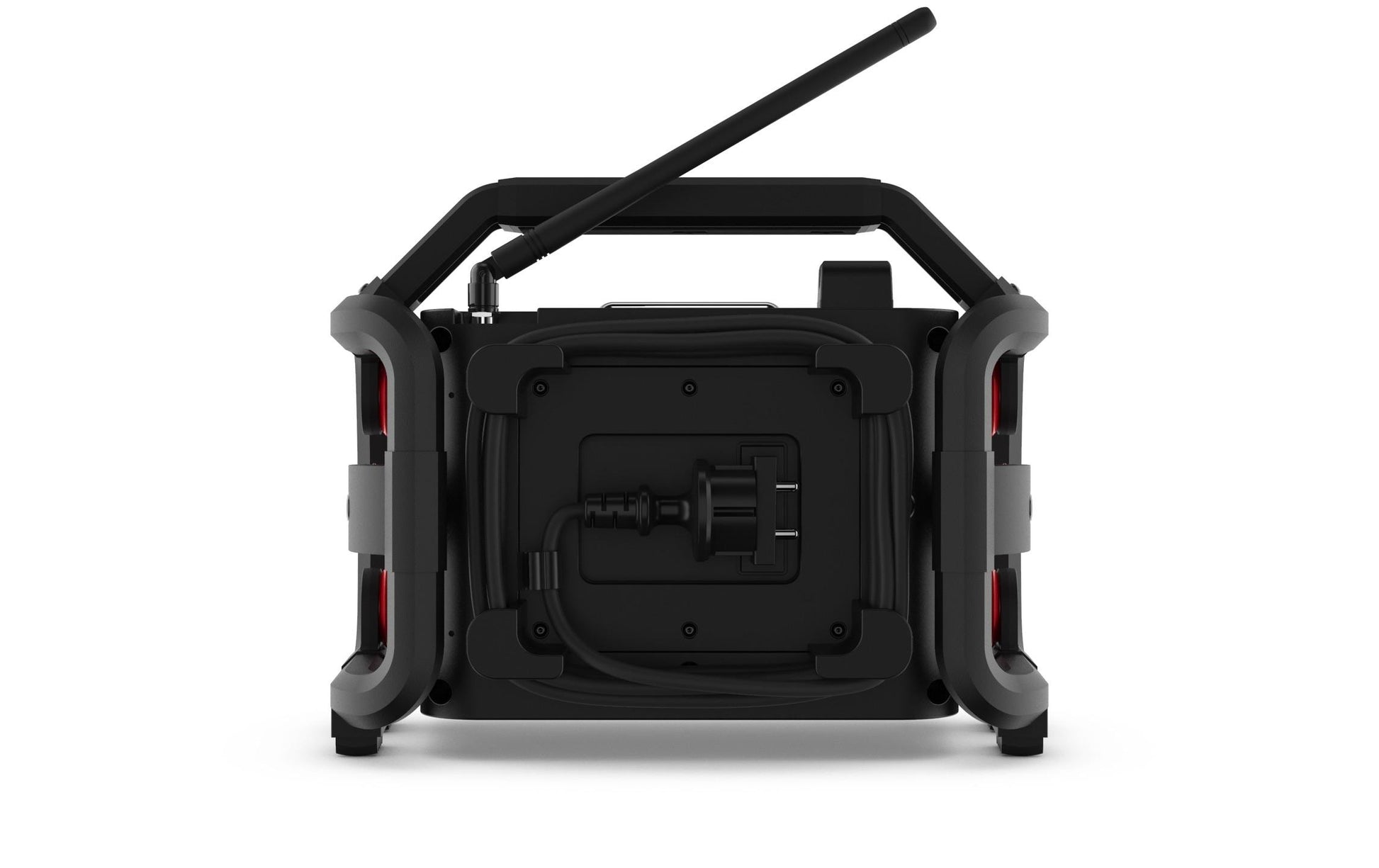 Perfectpro Rockpro – Baustellenradio – DAB+, UKW, Bluetooth, IP65, Akkubetrieb – Schwarz, Rot