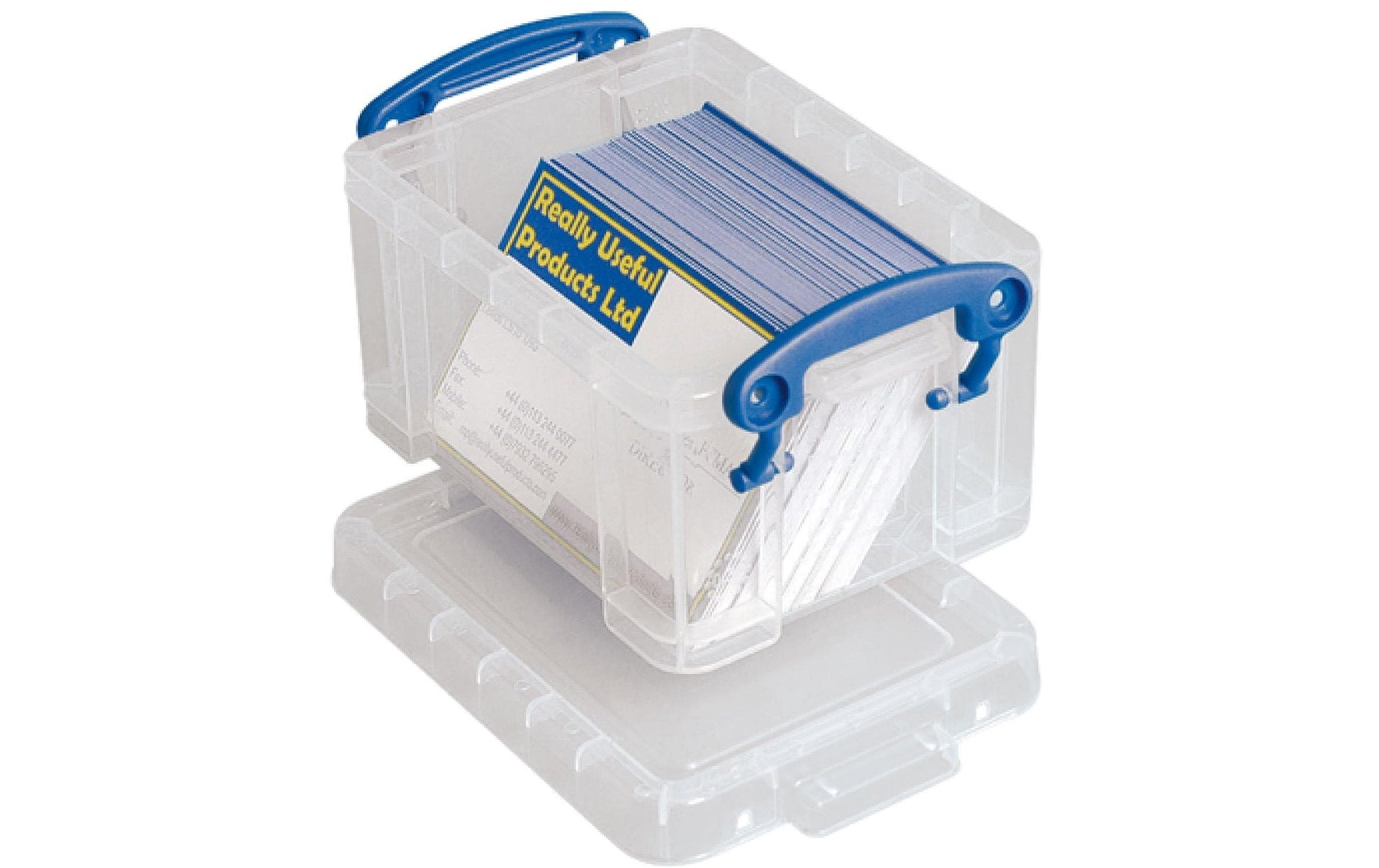 Really Useful Boxes Aufbewahrungsbox 0,3 l – Kunststoff – transparent – mit Verriegelung – 85 × 65 × 120 mm