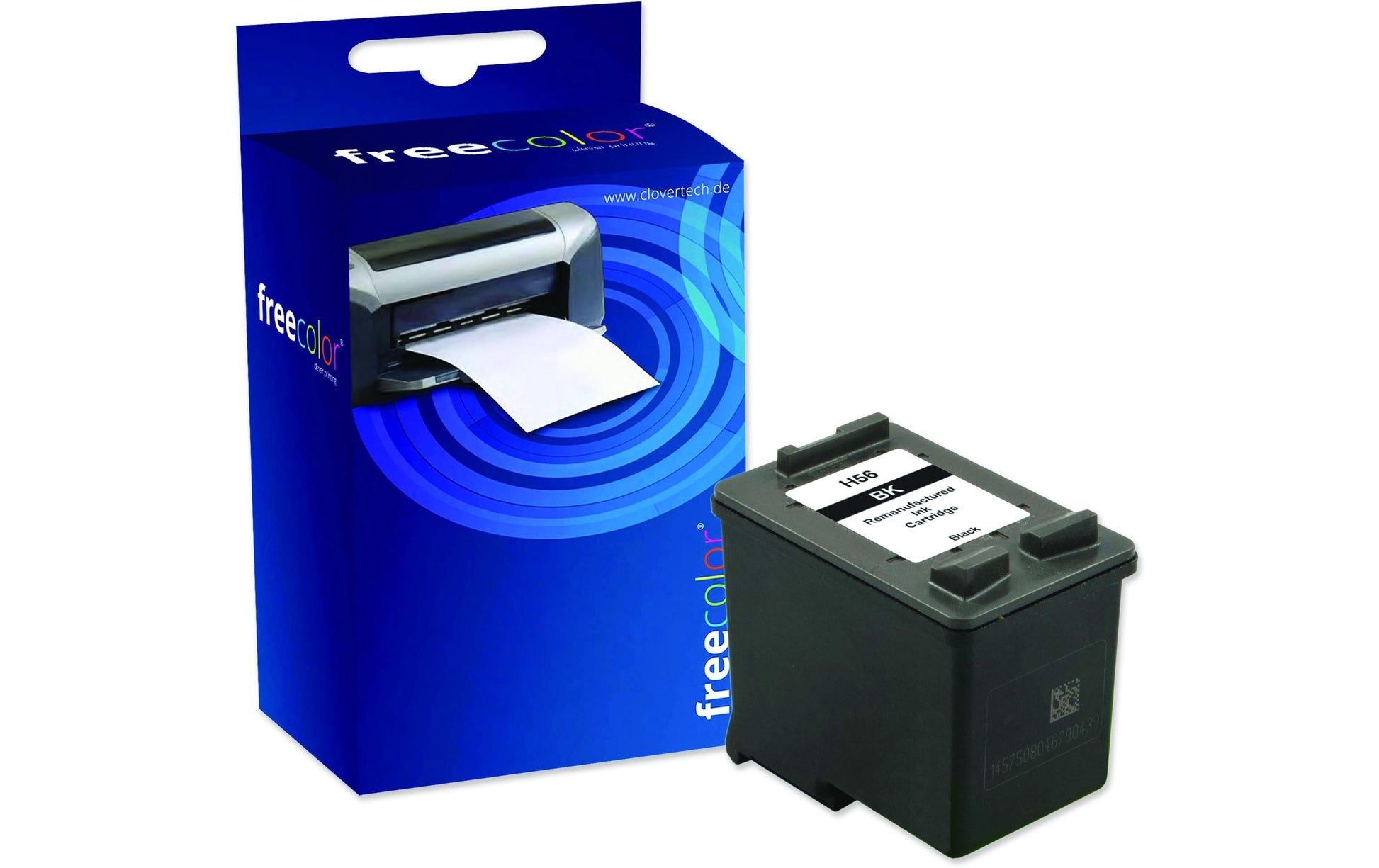 Freecolor 56/57 Schwarz Tintenpatrone (Kompatibel) – 620 Seiten – für HP DeskJet 5150/5151 …
