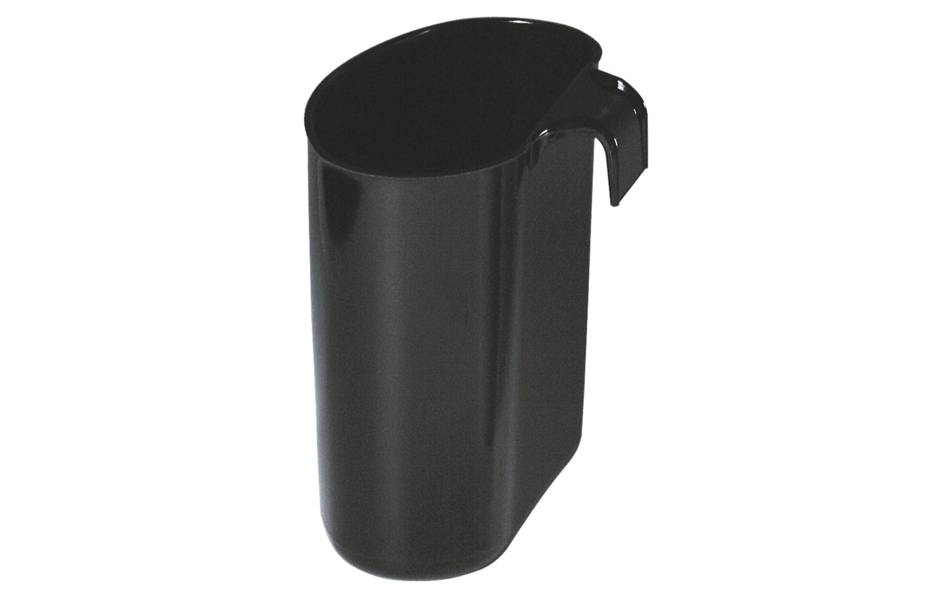 Büromaterial Ornalon Abfalleinsatz – 1,5 l – Kunststoff, oval – schwarz