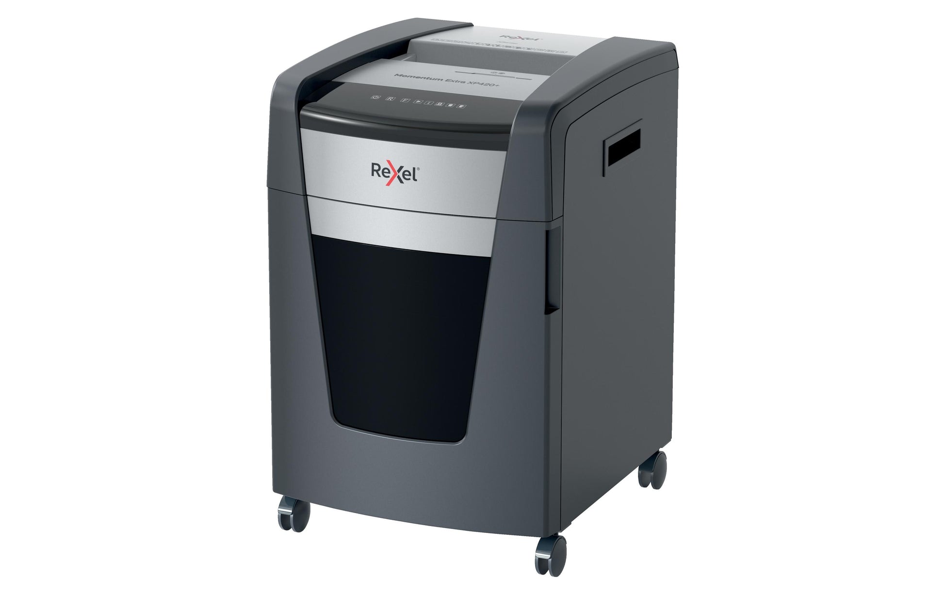 Rexel Momentum Extra XP420+ – Aktenvernichter, DIN P-4, Partikelschnitt 4 × 35 mm, 20 Blatt, 60 l, A4