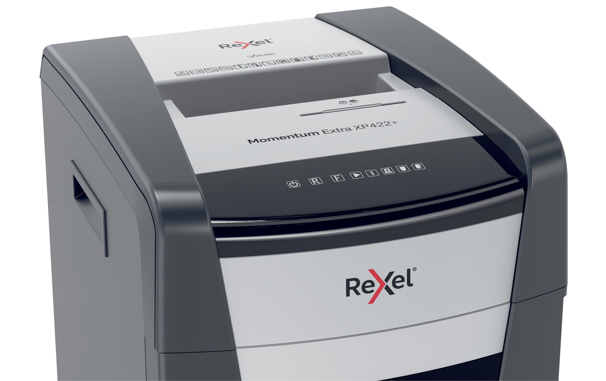 Rexel Momentum XP422+ – Aktenvernichter, DIN P-4, Partikelschnitt 4 × 35 mm, 22 Blatt, 85 l, A4