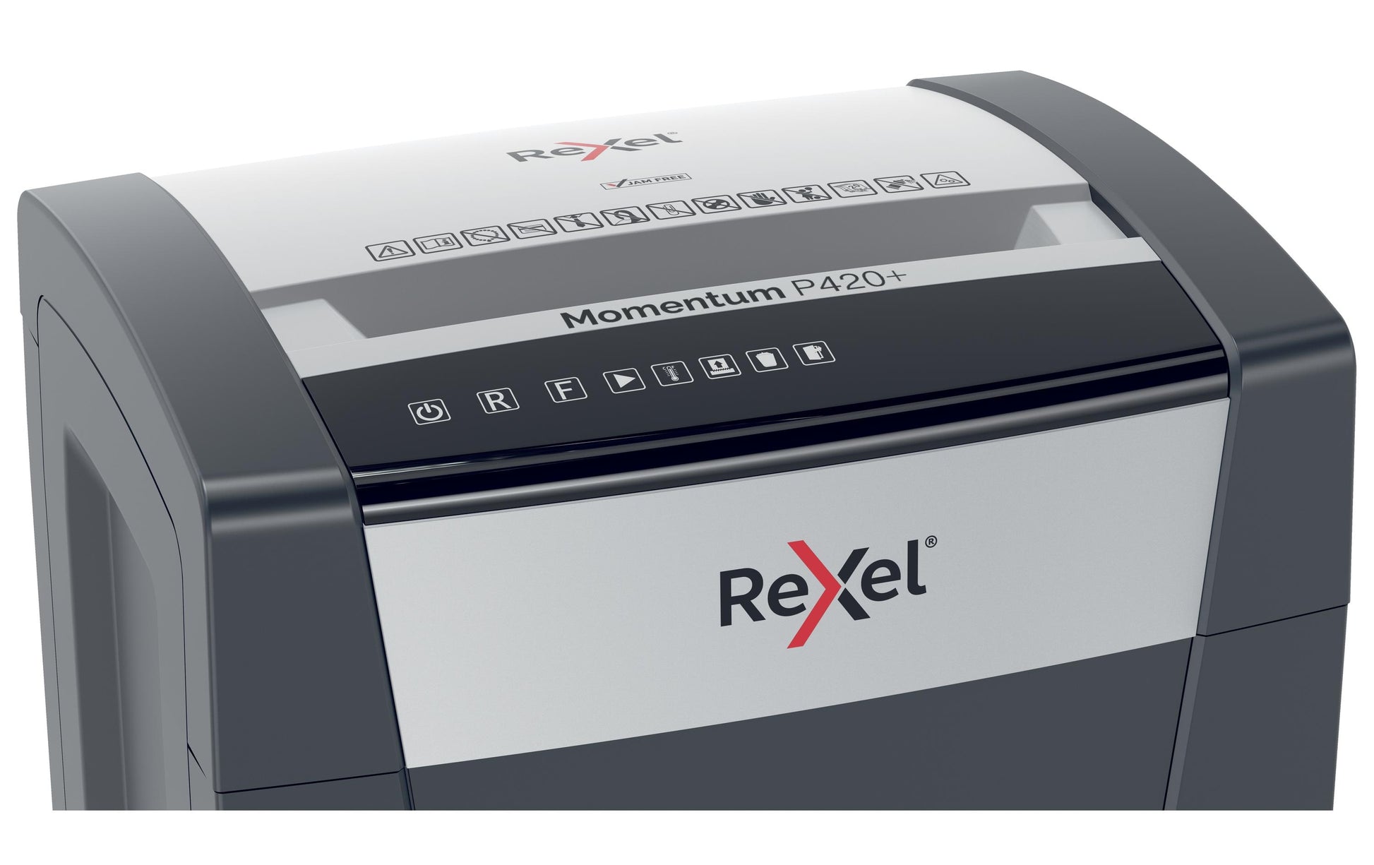 Rexel Momentum P420+ – Aktenvernichter, DIN P-4, Partikelschnitt 4 × 35 mm, 20 Blatt, 30 l, A4