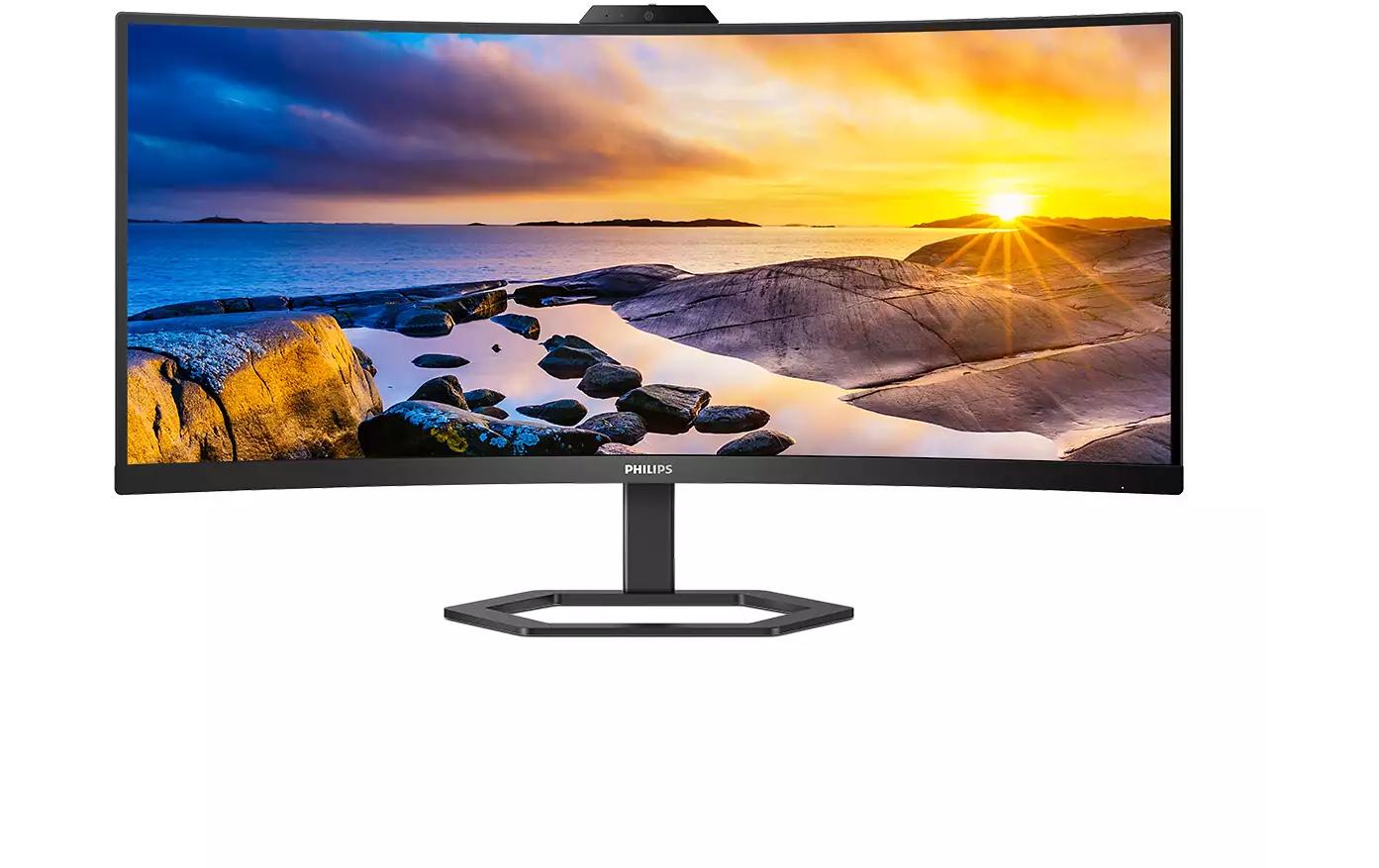 Philips 34E1C5600HE/00 – Monitor, 34", VESA 100 × 100, Schwarz