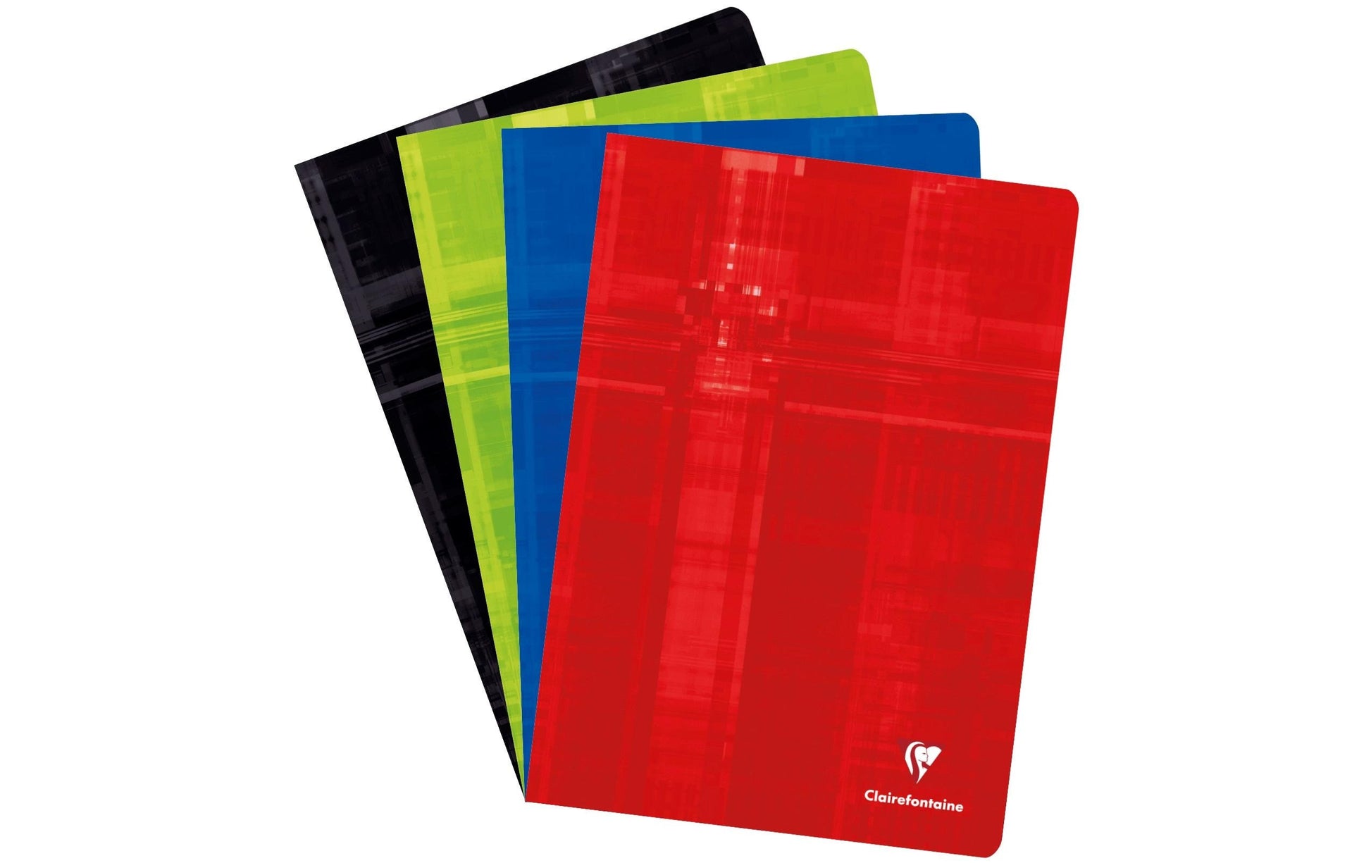 Clairefontaine Notizheft, A4, kariert, Klammerheftung, Karton, 60 Blatt, 90 g/m² – sortiert