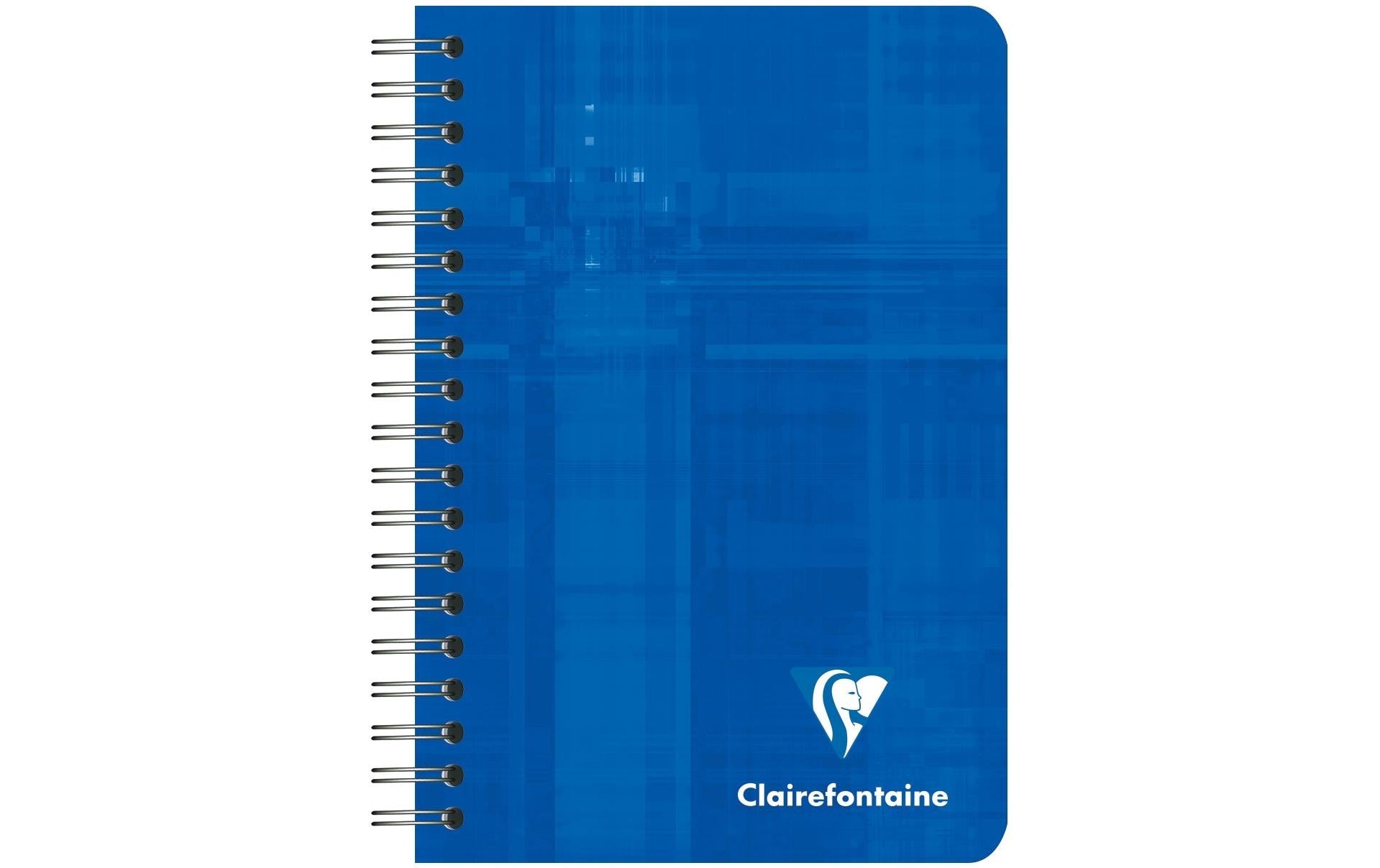 Clairefontaine Spiralblock, 95 × 140 mm, kariert, Spiralbindung, Karton, 50 Blatt, 50 g/m² – sortiert