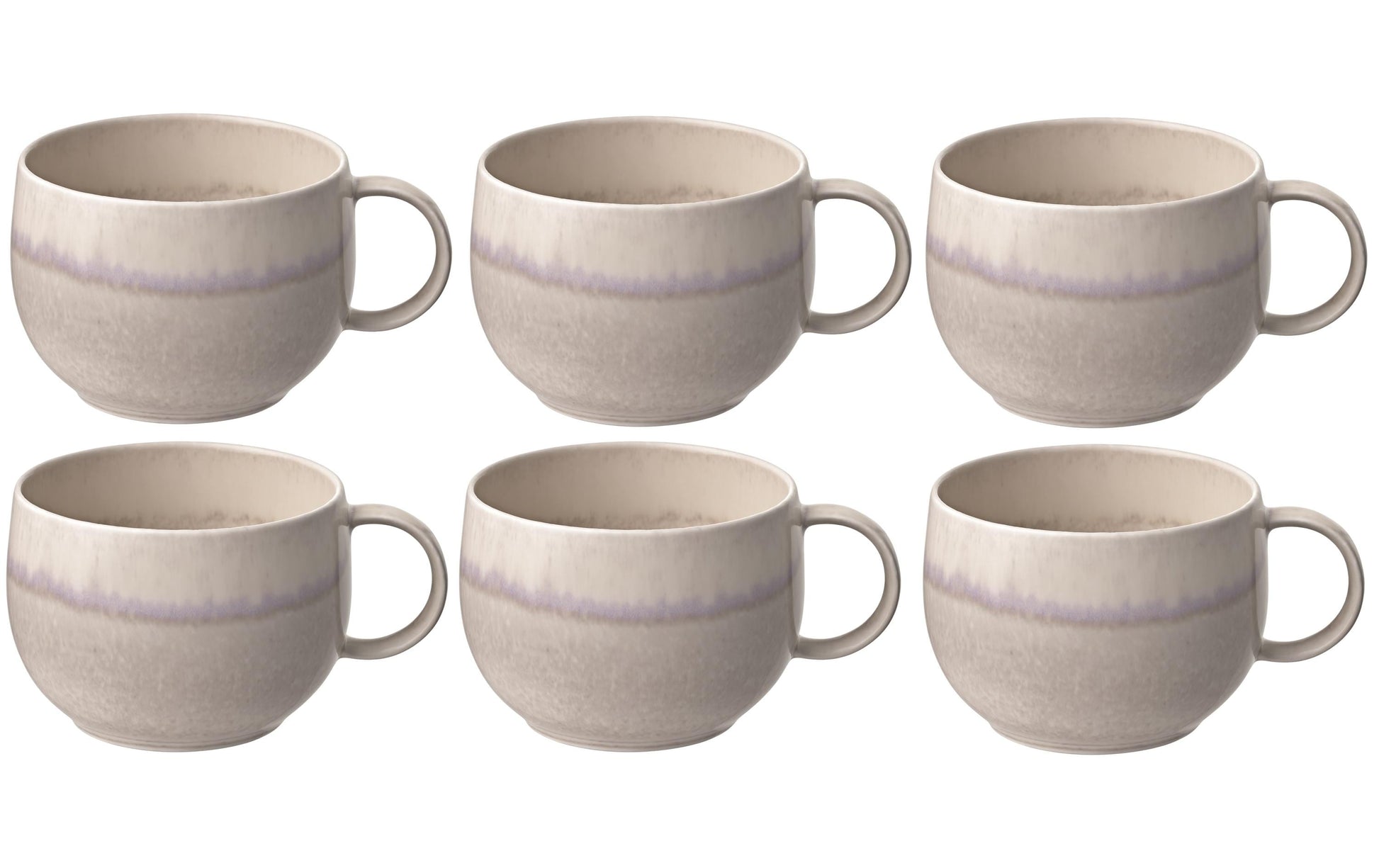 Villeroy & Boch Kaffeetasse – 0,19 l, Porzellan, Beige, spülmaschinengeeignet, mikrowellengeeignet, 6 Stück