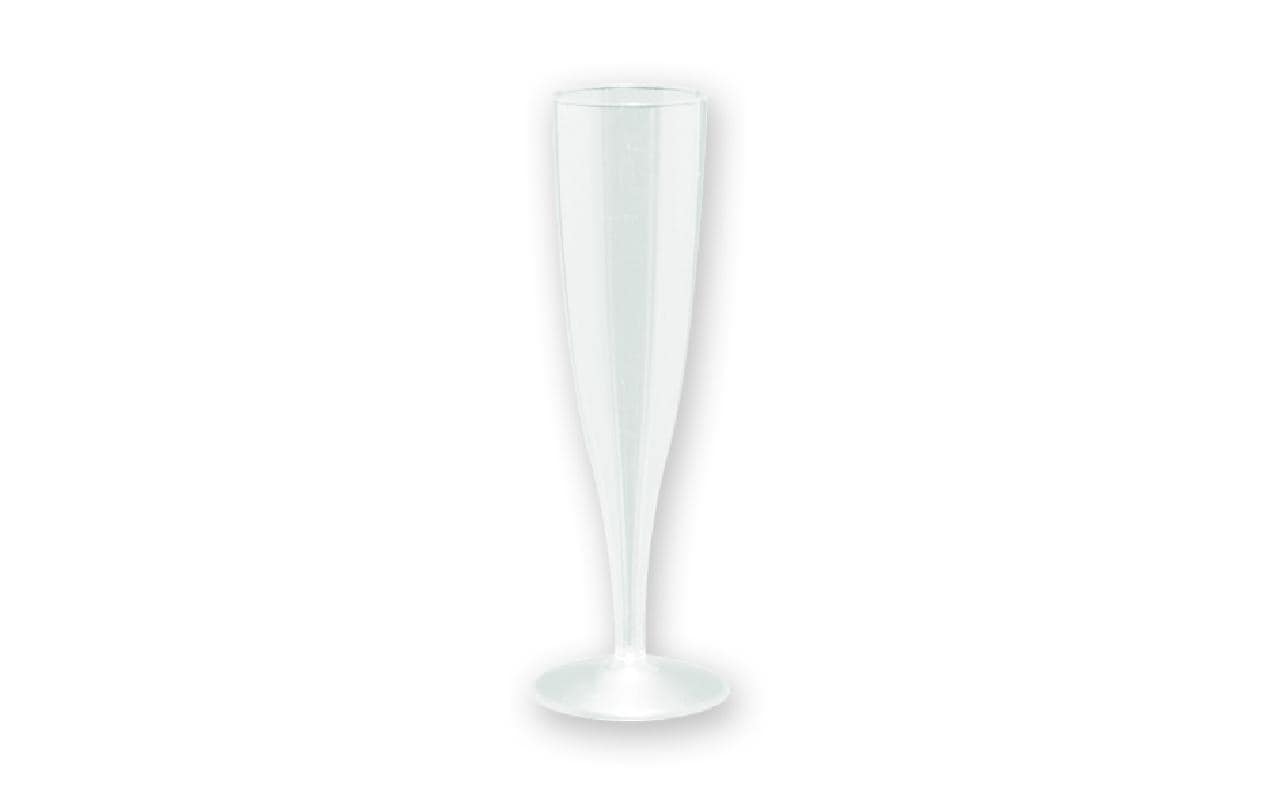 Webstar Champagnerkelch, PS – 1 dl – transparent – 10 Stk.