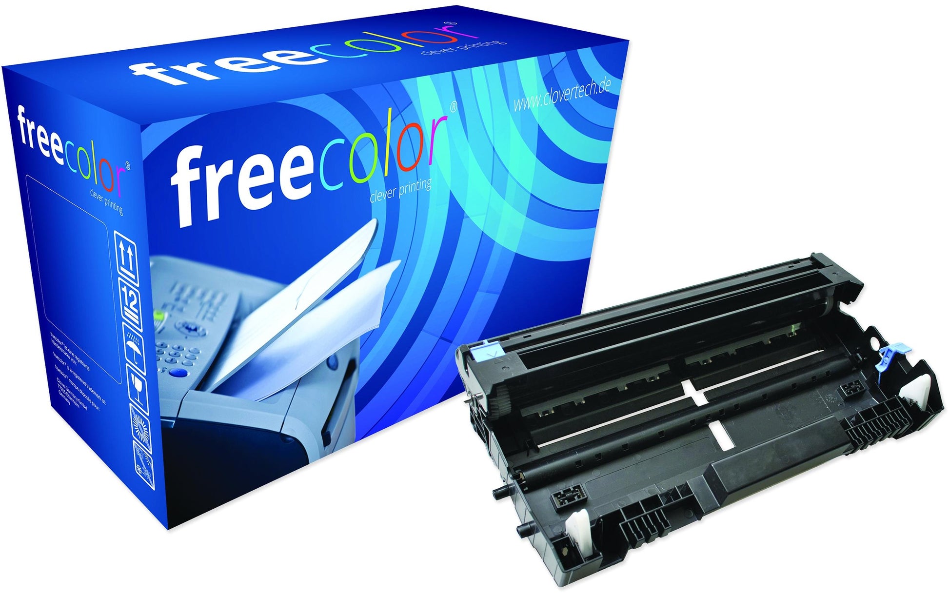 Freecolor Kompatible Bildtrommel Schwarz – bis zu 25'000 Seiten – für Brother MFC-8370/MFC-8380 und andere