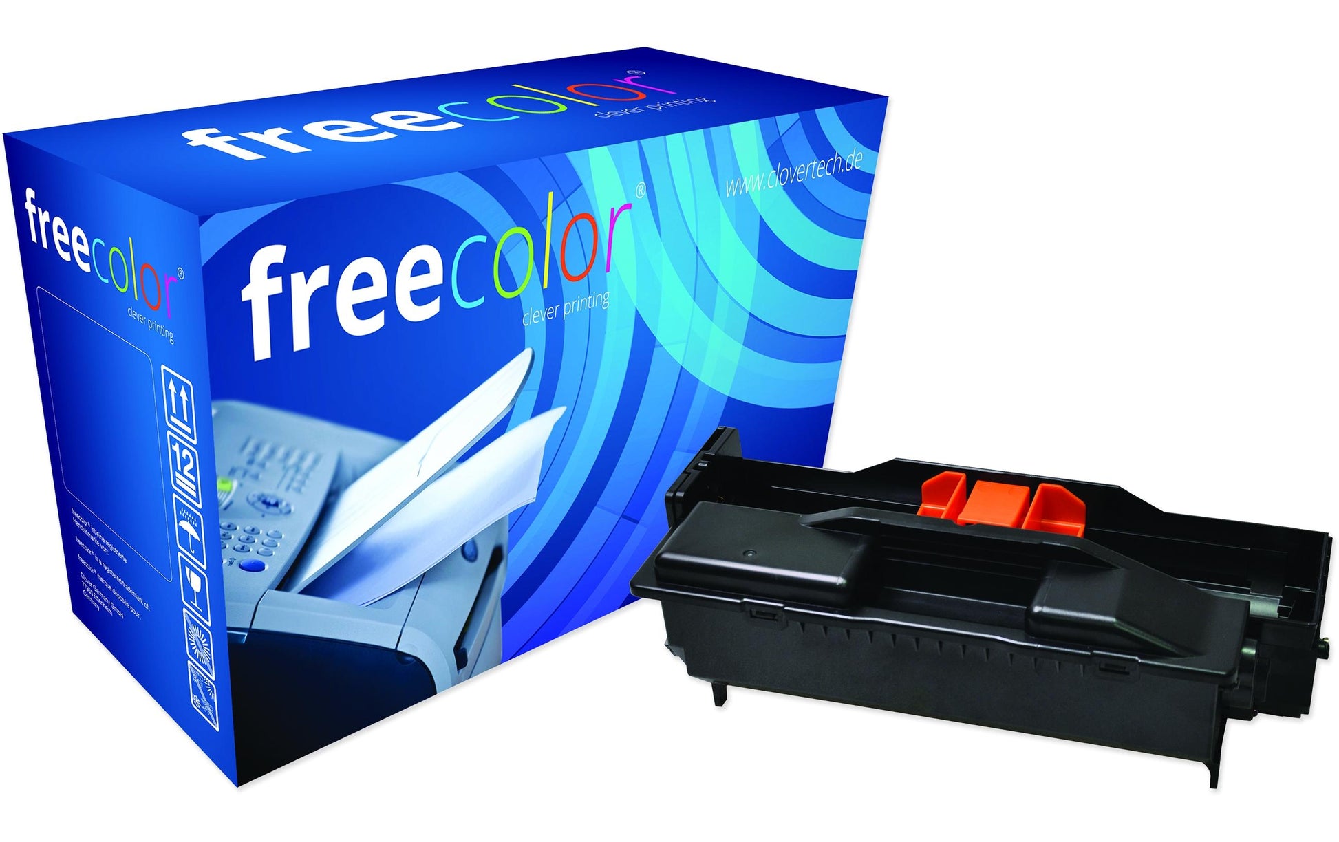 Freecolor Free Color Trommel 44574302 – Schwarz, 25'000 Seiten