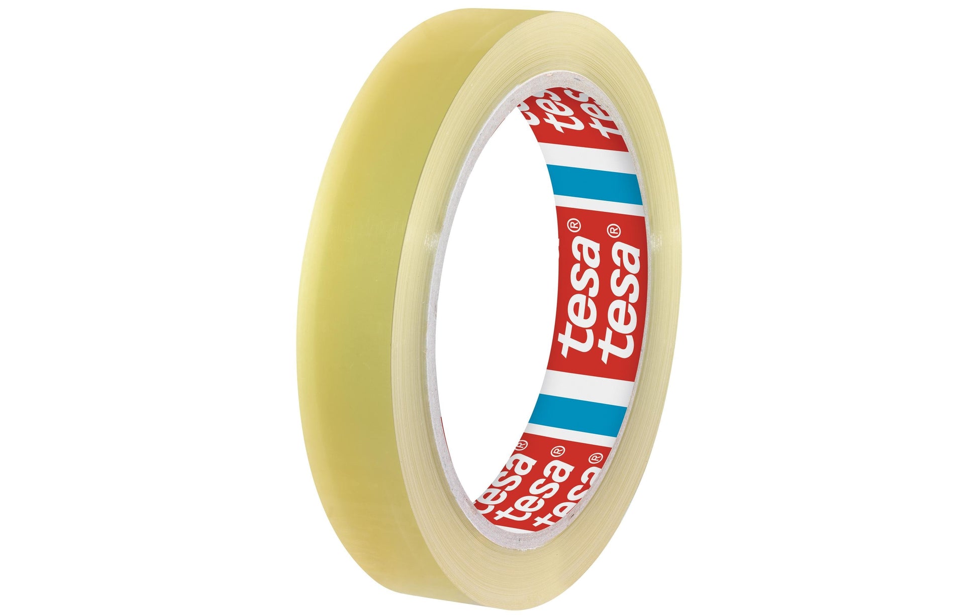 TESA Klarer Klebefilm – 19 mm × 66 m, transparent, PP, 8 Stück