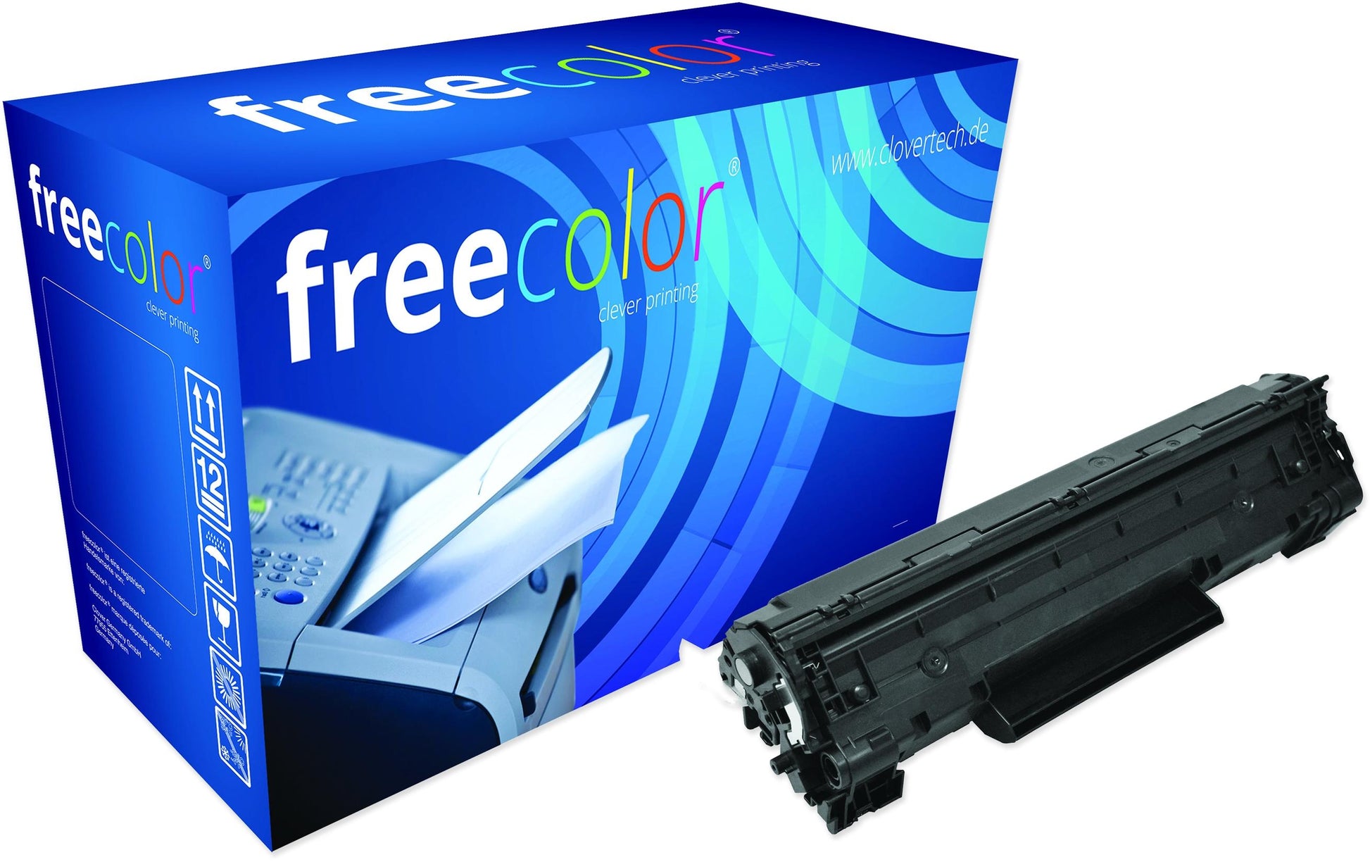 Freecolor 85A (CE285A) Schwarz Toner – Kompatibel – 1'600 Seiten – für HP LaserJet Pro M1212/M1213/M1139 u. a.
