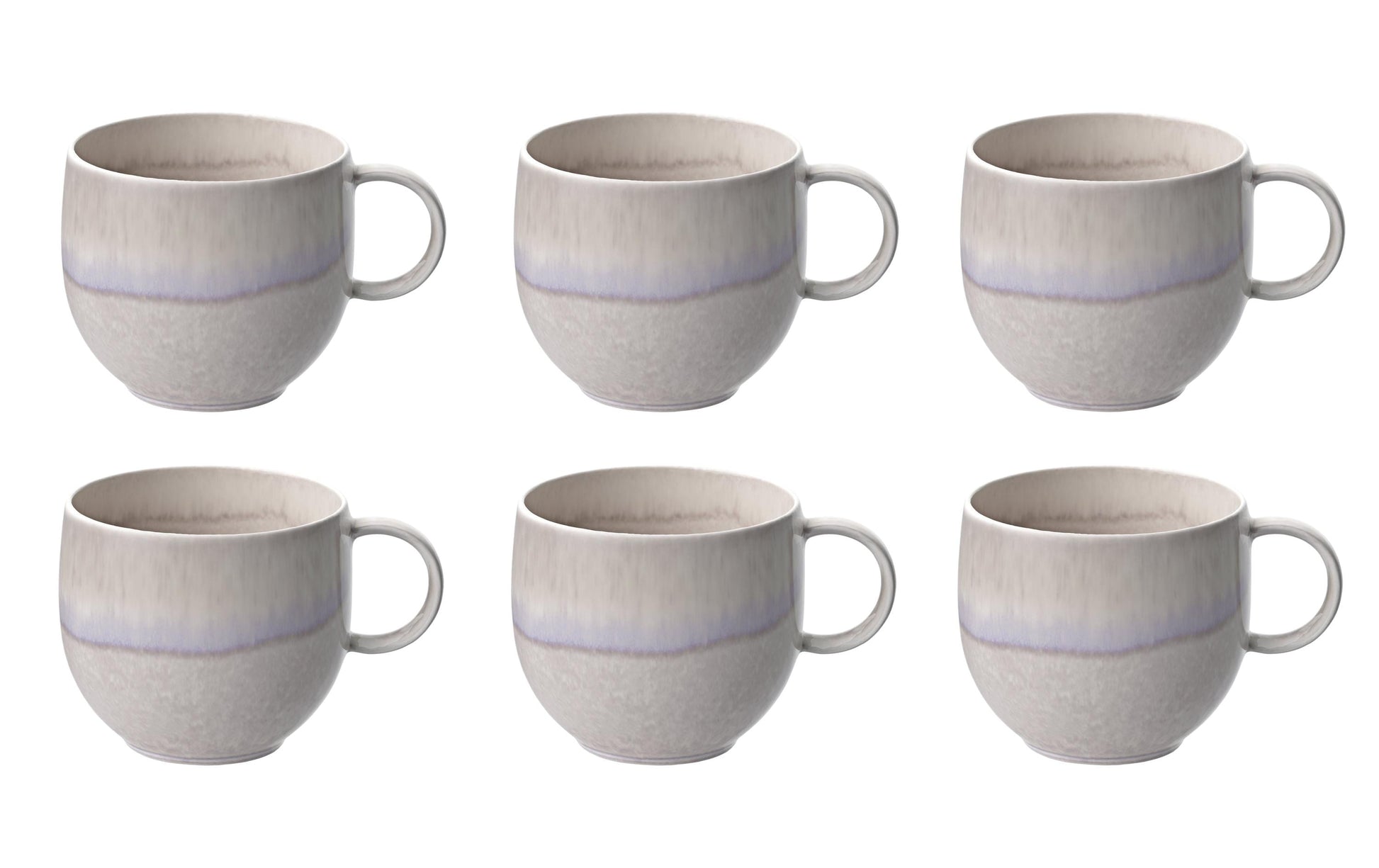 Villeroy & Boch Perlemor Sand Kaffeetasse – 0,29 l, Porzellan, 6 Stück