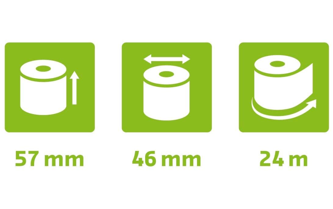 Exacompta Thermorolle – 46 mm × 24 m, BPA-frei, phenolfrei – 30 Stk.