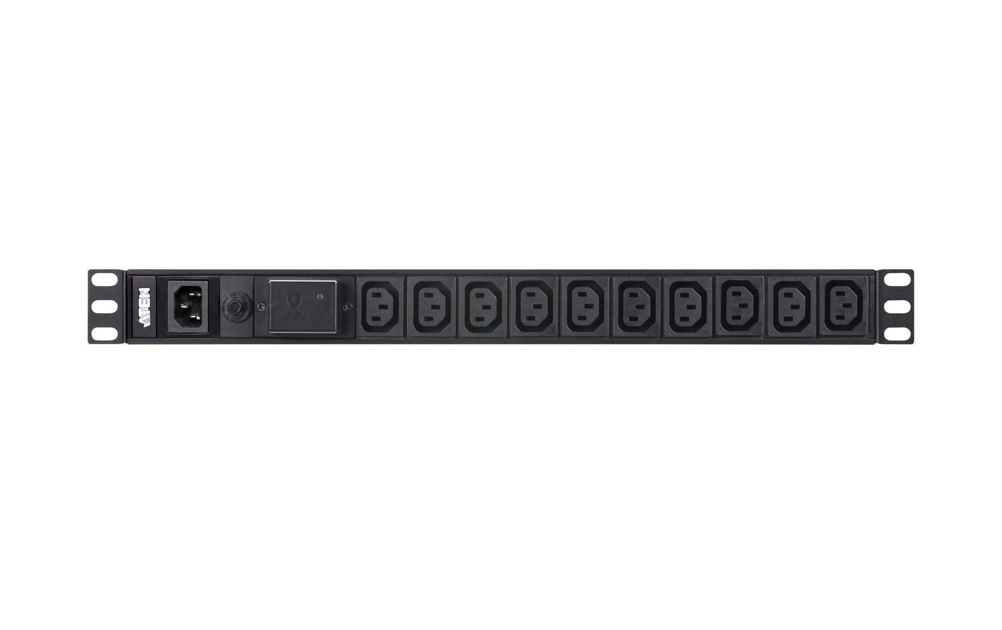ATEN PE0118SG – Rack-PDU Basic, 18× IEC C13, 10 A, 3 m, Rack 1U, mit Überspannungsschutz
