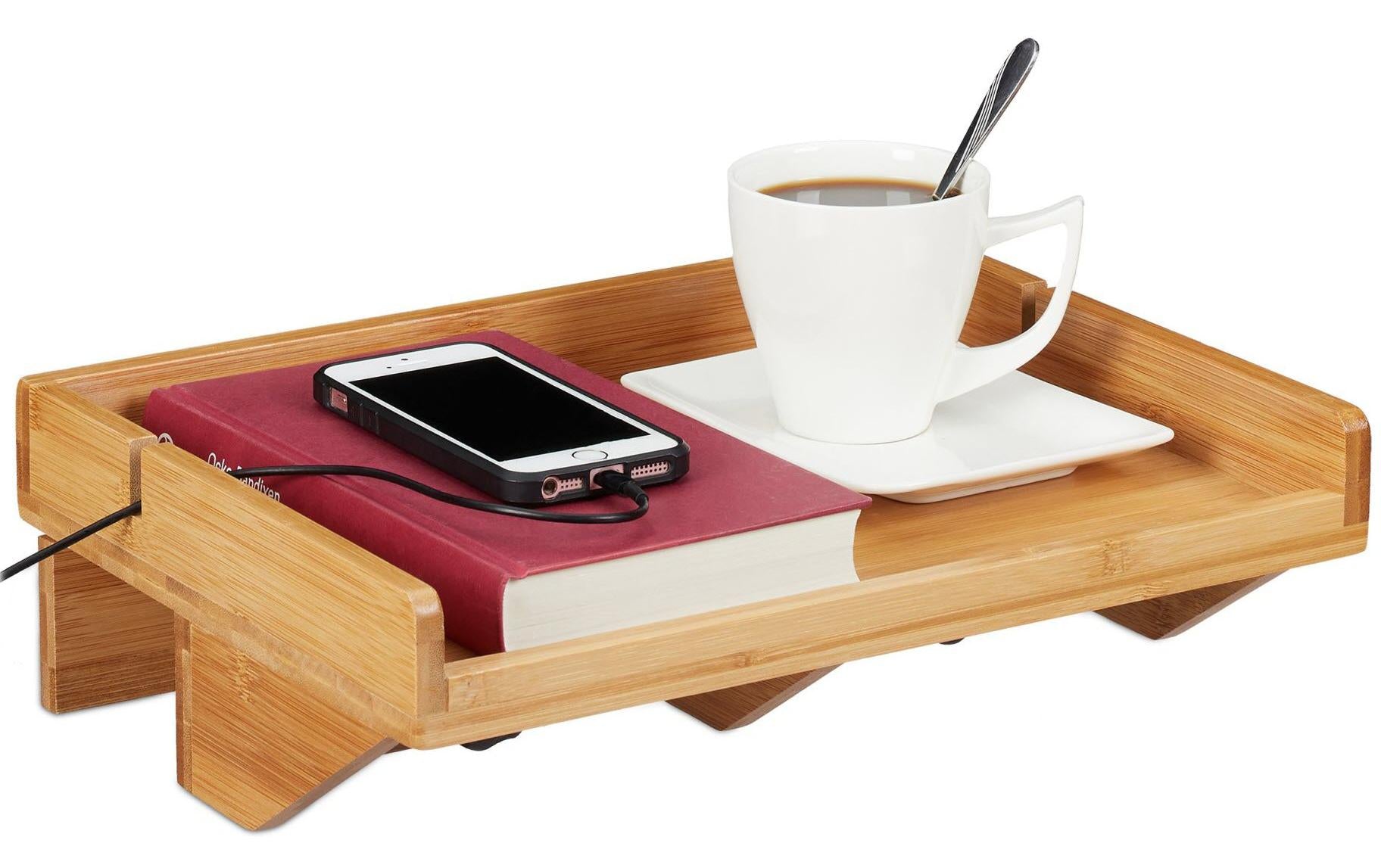 Relaxdays Ablageschale – Natur – 350 × 95 × 230 mm