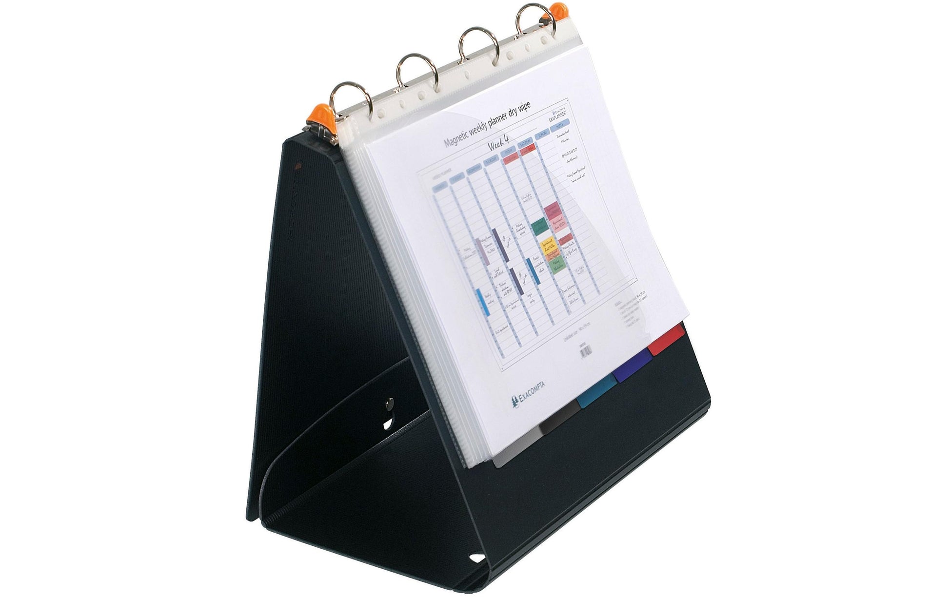 Exacompta EXASHOW Tisch-Flipchart A4 quer – 4-Ring
