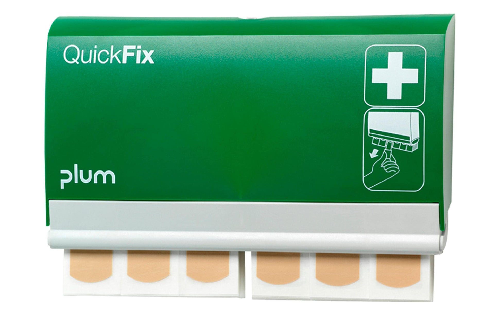 Plum QuickFix Water Resistant Pflasterspender – inkl. 90 Pflaster, wasserabweisend, beige