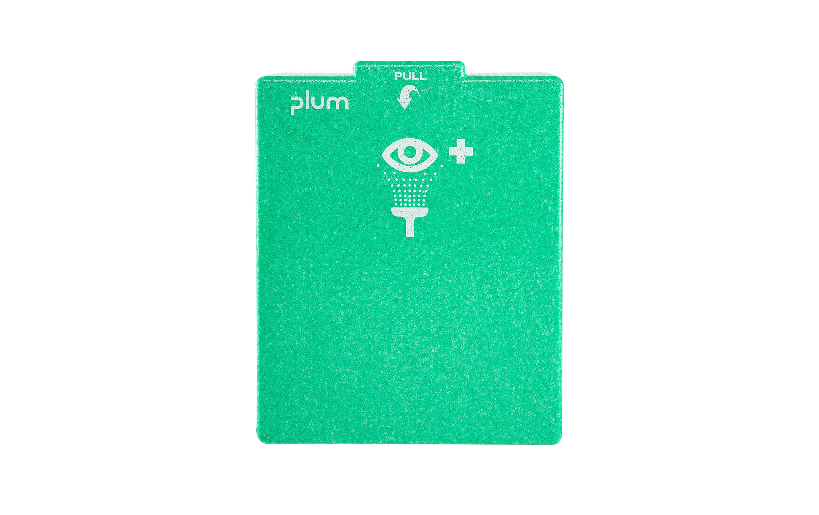 PLUM Wandbox – leer, 28 × 11 × 23 cm, hellgrün