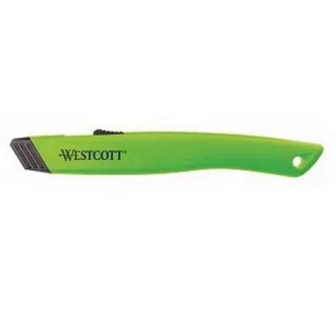 Westcott E-1647500 – Sicherheitsmesser, Keramikklinge, automatisch einziehbar