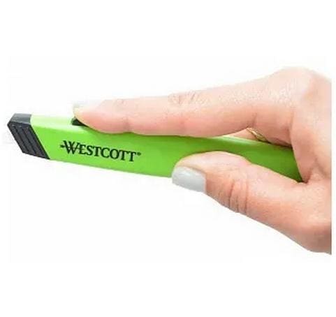 Westcott E-1647500 – Sicherheitsmesser, Keramikklinge, automatisch einziehbar