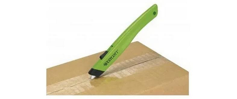 Westcott E-1647500 – Sicherheitsmesser, Keramikklinge, automatisch einziehbar