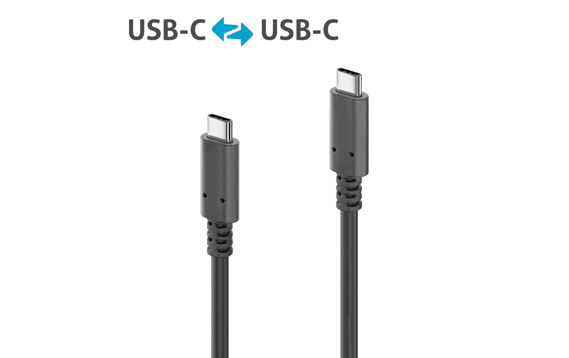 PureLink USB-Kabel, USB-C zu USB-C, 1 m, USB 3, Lade-/Datenkabel