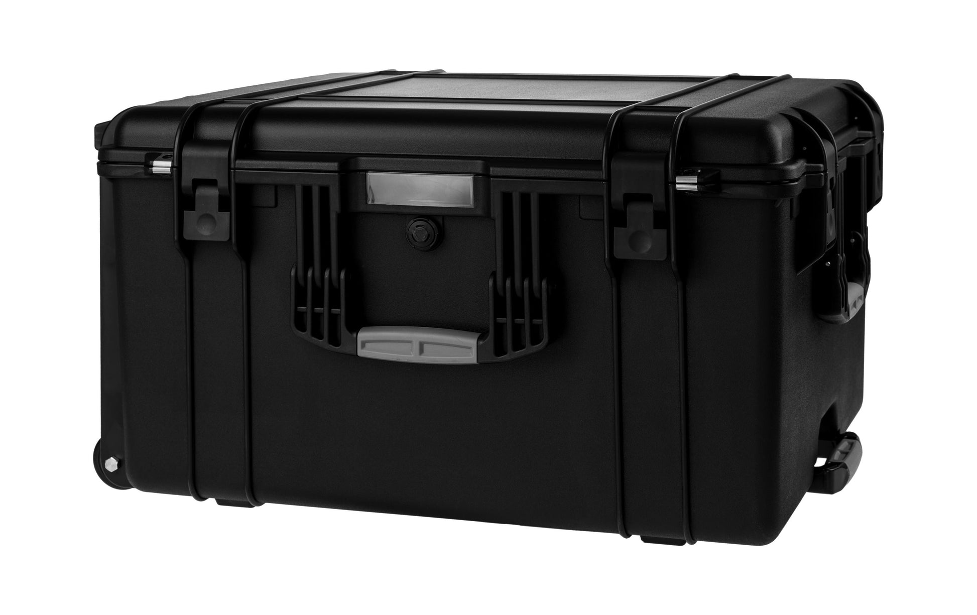 Struct D6940 – Hartschalen-Schutzkoffer, 116,8 l, 2 Rollen, PP, Schwarz, 69,4 × 40 × 59,3 cm