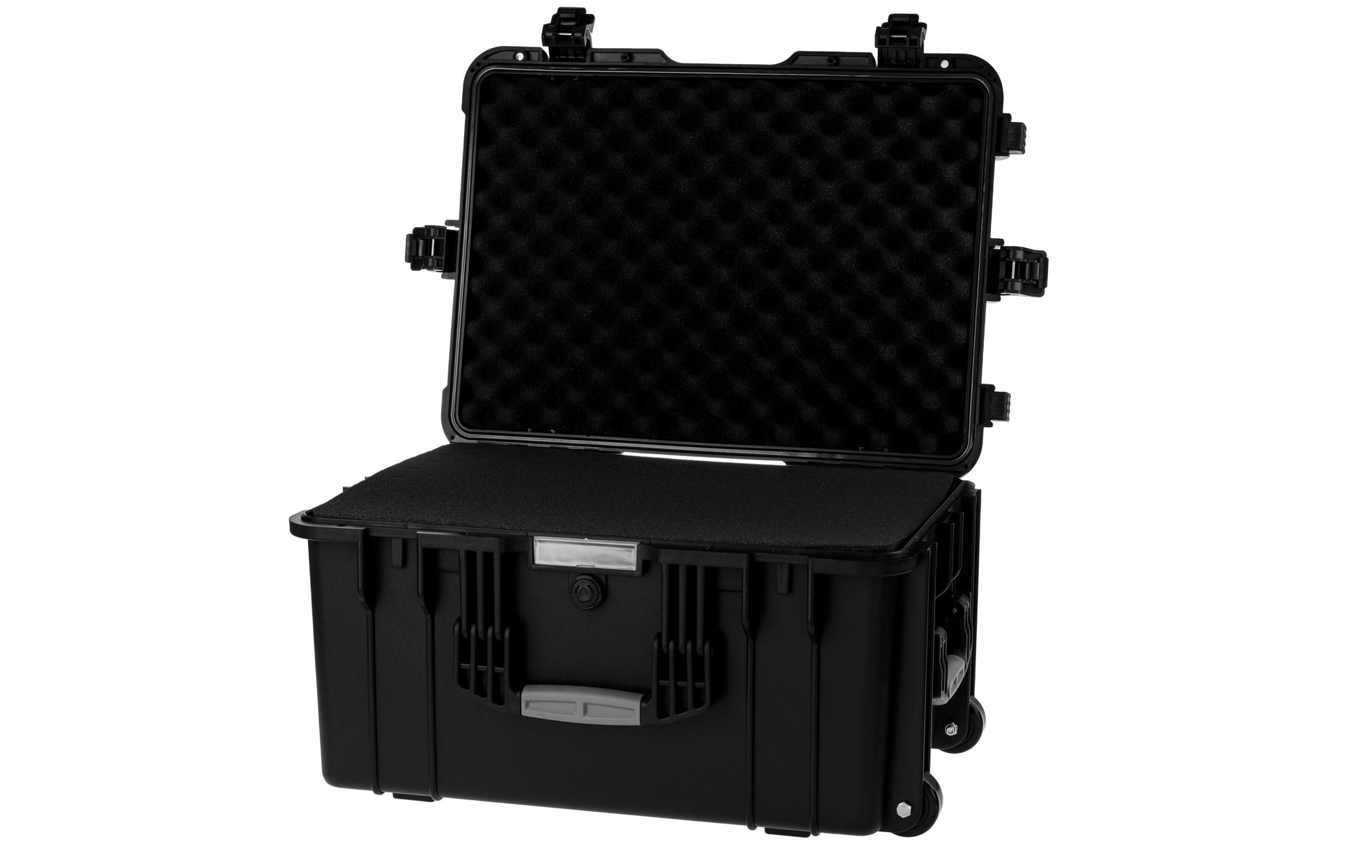 Struct Hartschalen-Trolley, 57,2 l, 2 Rollen, PP, Schwarz, 61 × 32,5 × 44 cm