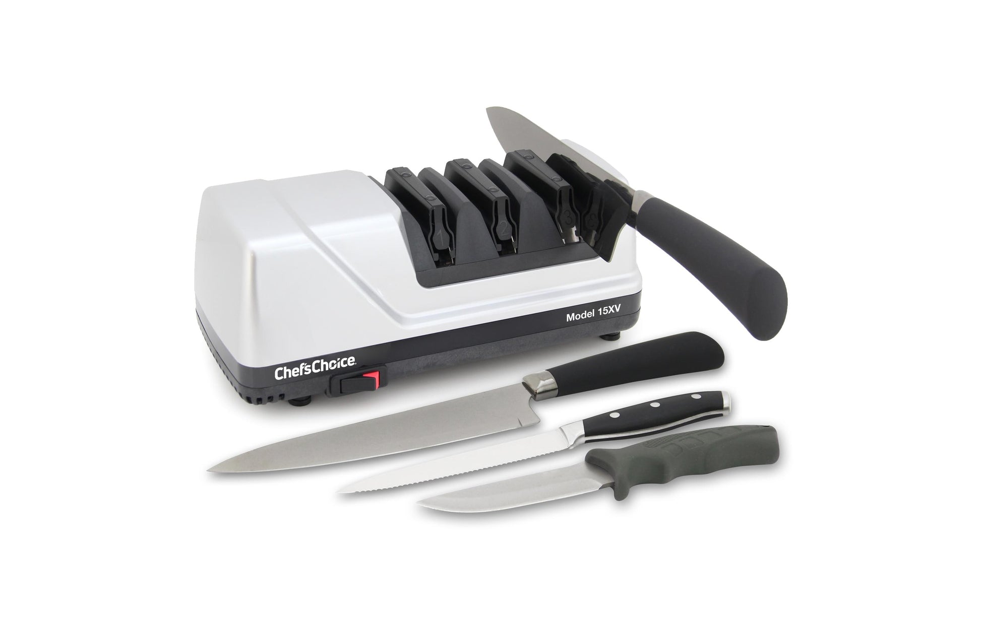 Chef’sChoice Chef's Choice Messerschärfer 15 Trizor XV – elektrisch, 3 Stufen – Diamant – grau